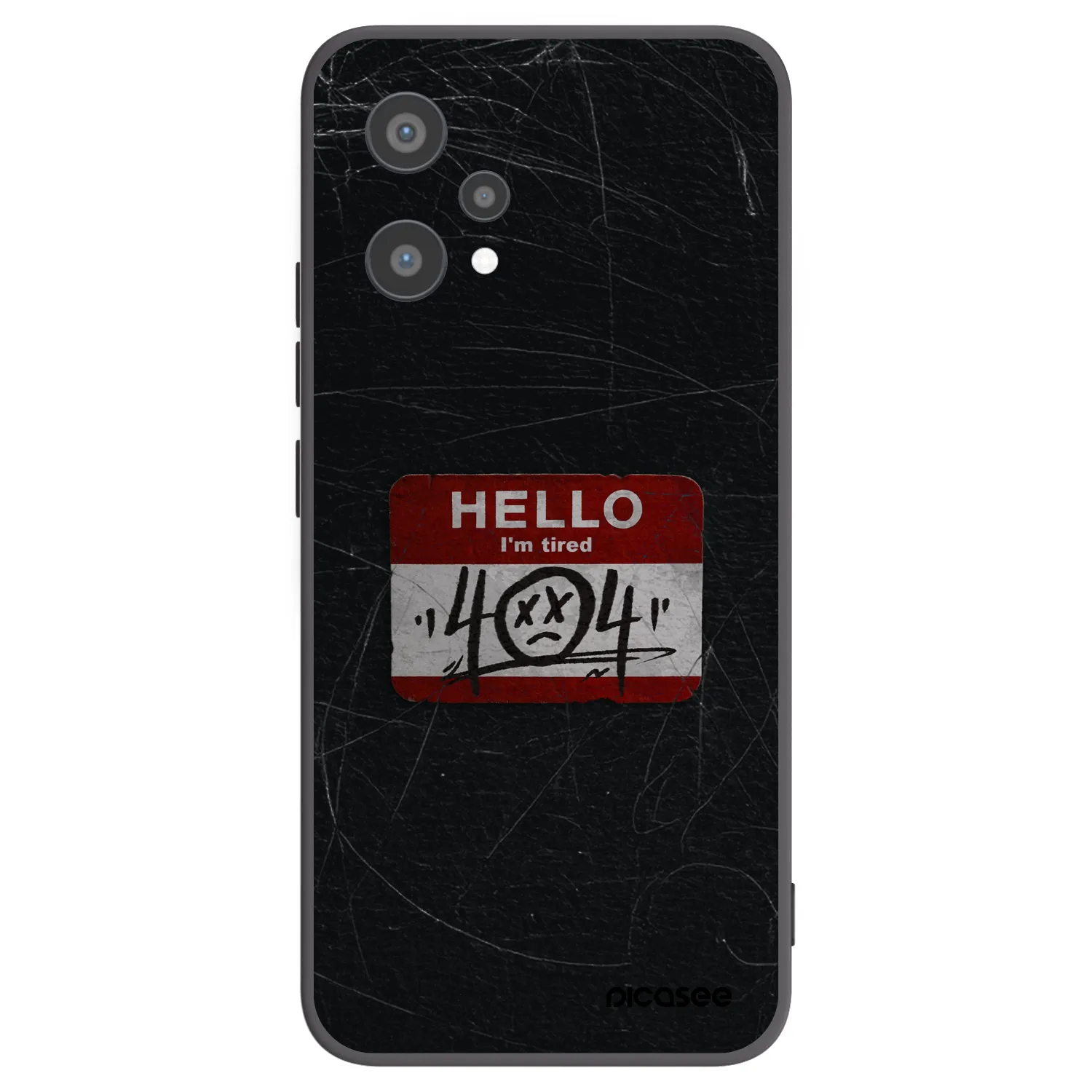 Picasee silikónový čierny obal pre Realme 9 Pro 5G - HELLO 404