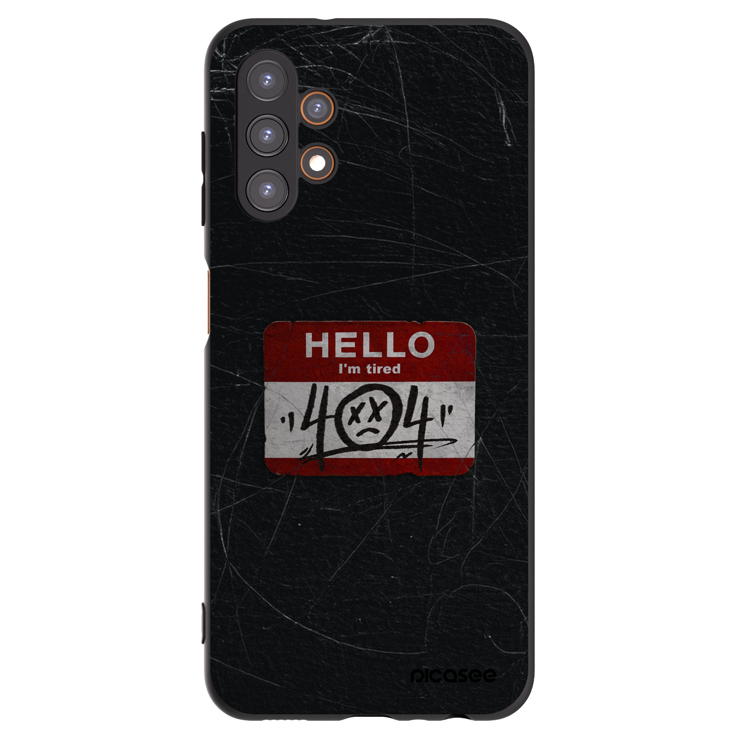 Picasee silikónový čierny obal pre Samsung Galaxy A13 4G A135 - HELLO 404