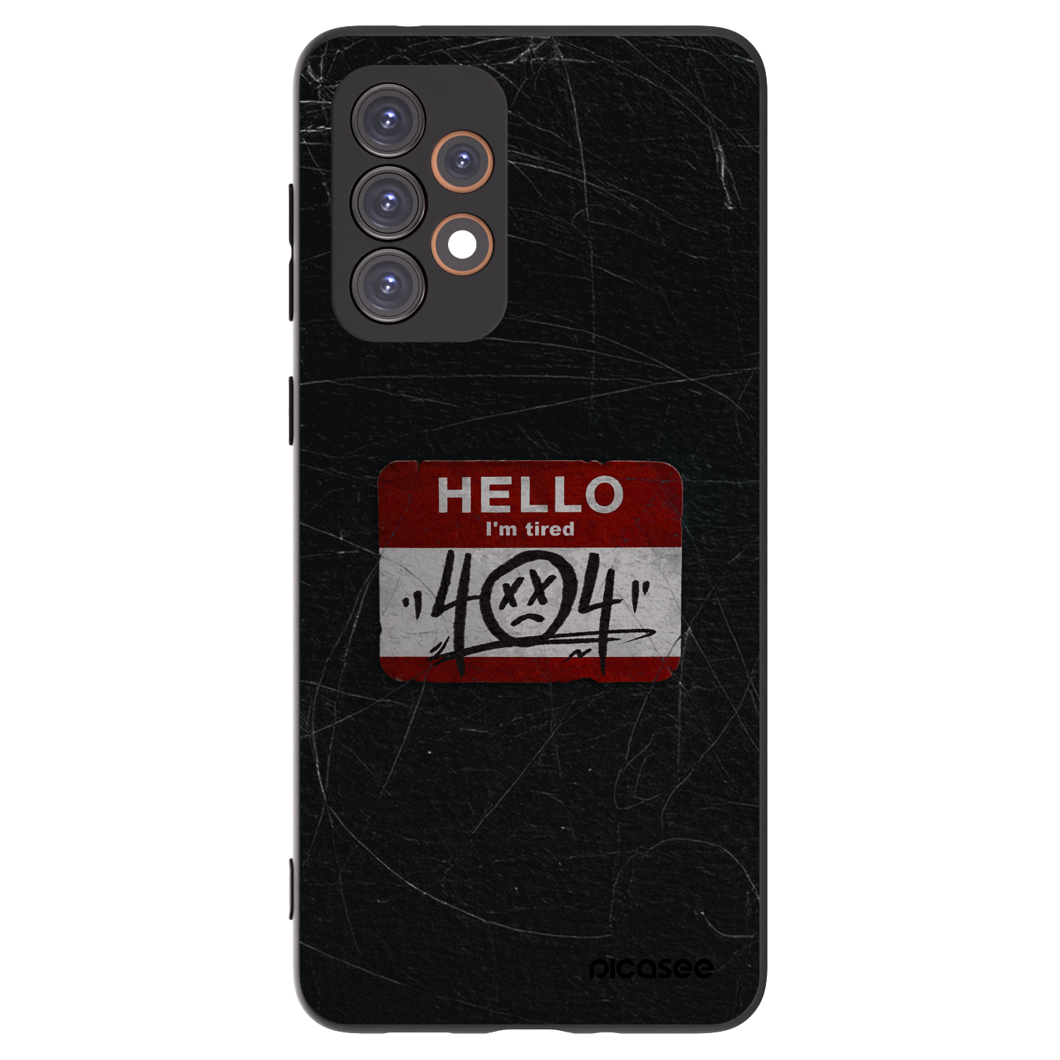Picasee silikónový čierny obal pre Samsung Galaxy A33 5G A336 - HELLO 404