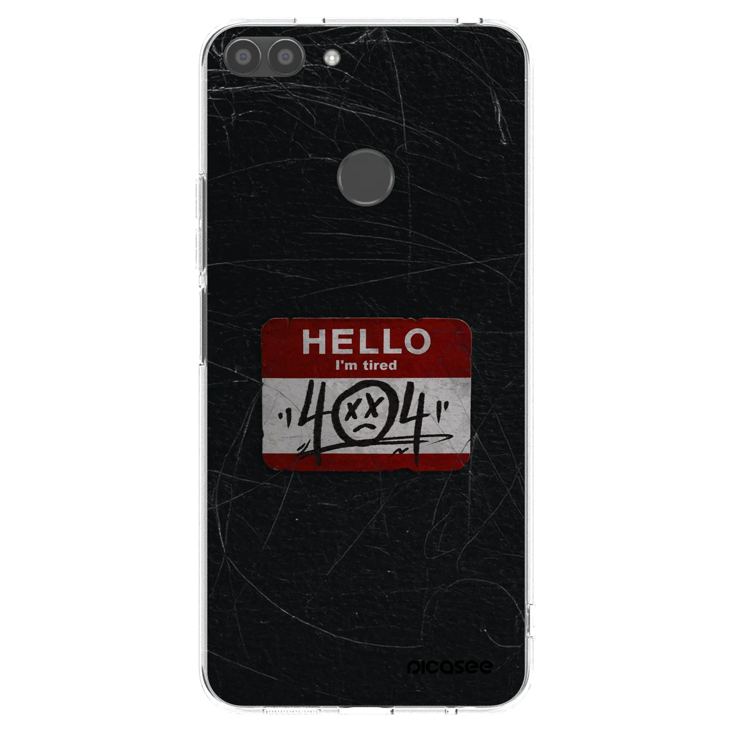 Picasee silikónový prehľadný obal pre Huawei P Smart - HELLO 404