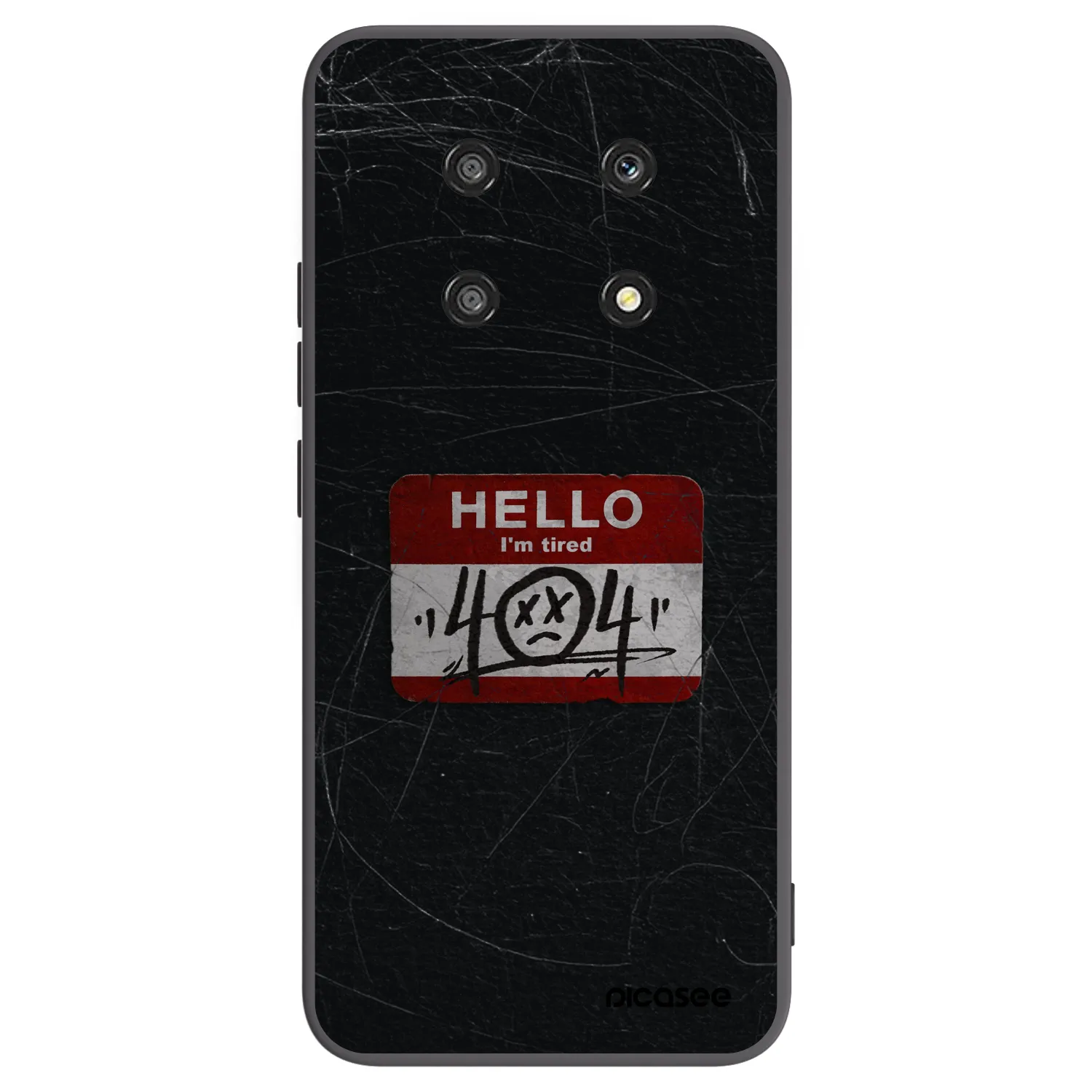 Picasee silikónový čierny obal pre Honor Magic4 Lite 5G - HELLO 404