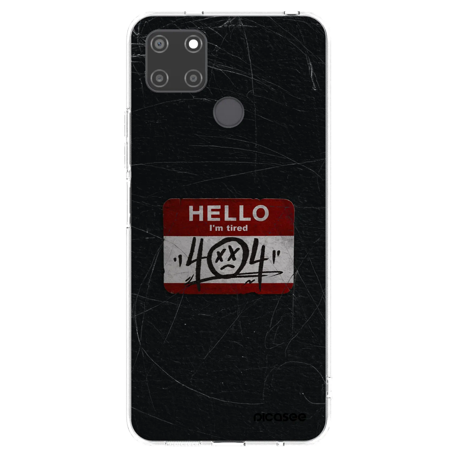 Picasee silikónový prehľadný obal pre Realme C21Y - HELLO 404