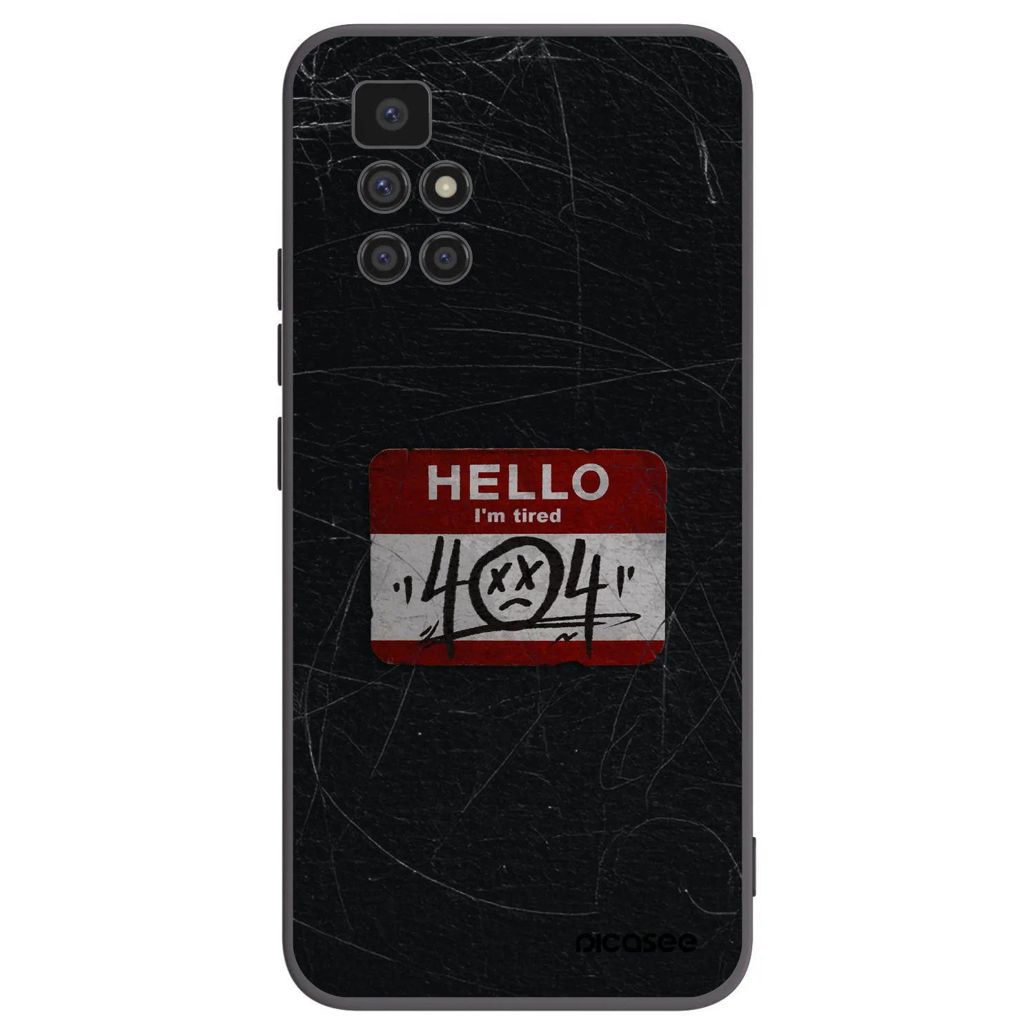 Silikónový čierny obal pre Xiaomi Redmi 10 (2022) - HELLO 404