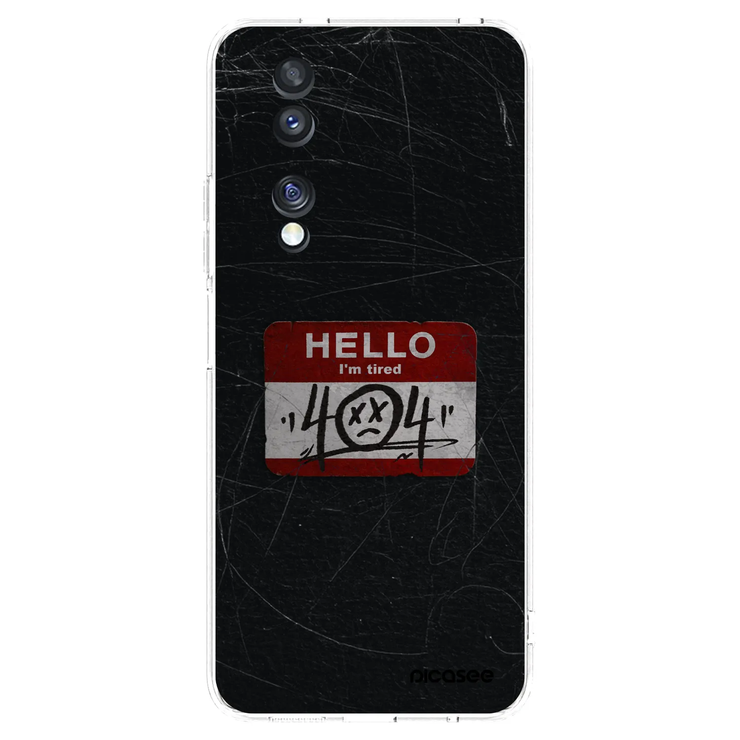 Picasee silikónový prehľadný obal pre Honor 70 - HELLO 404
