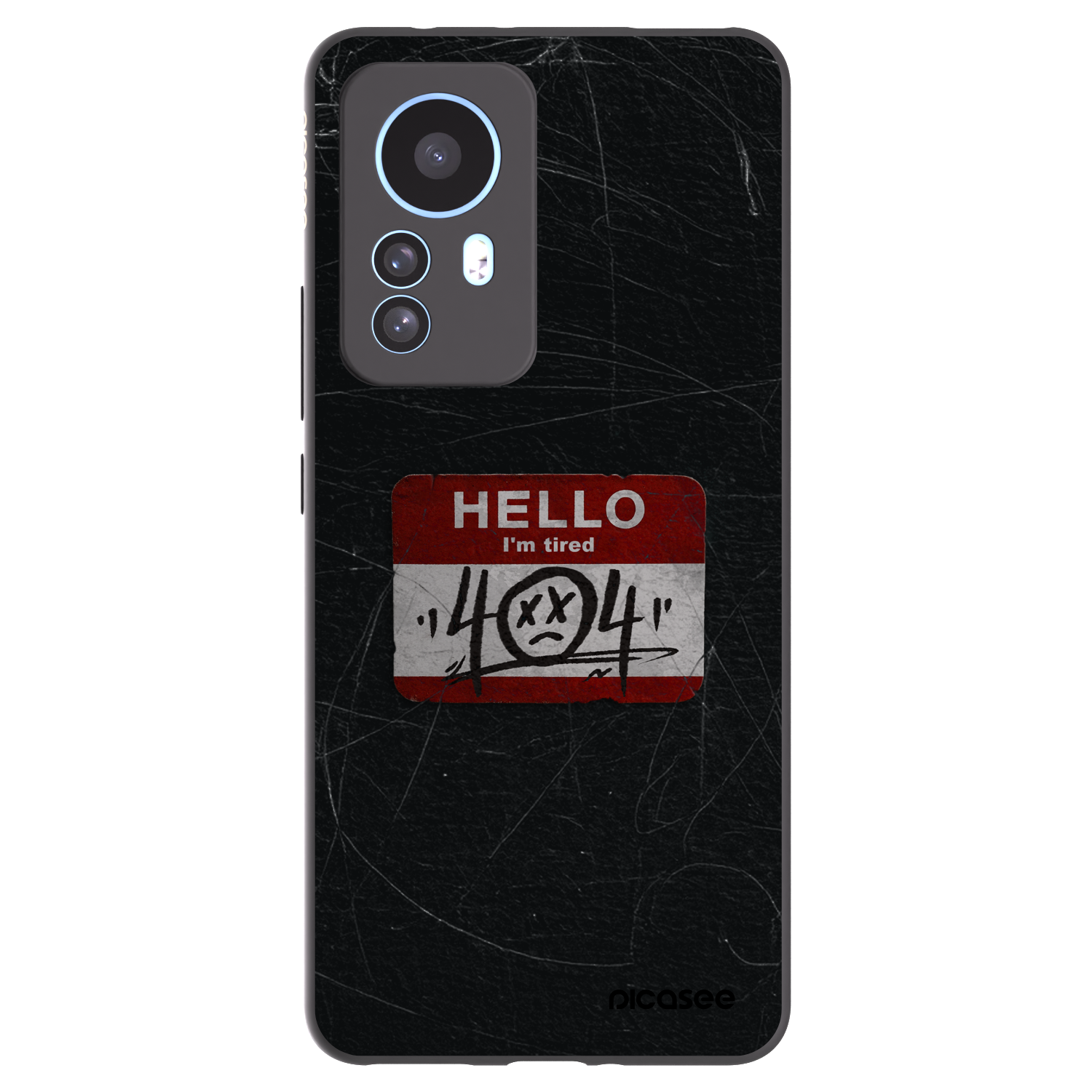 Picasee silikónový čierny obal pre Xiaomi 12T - HELLO 404