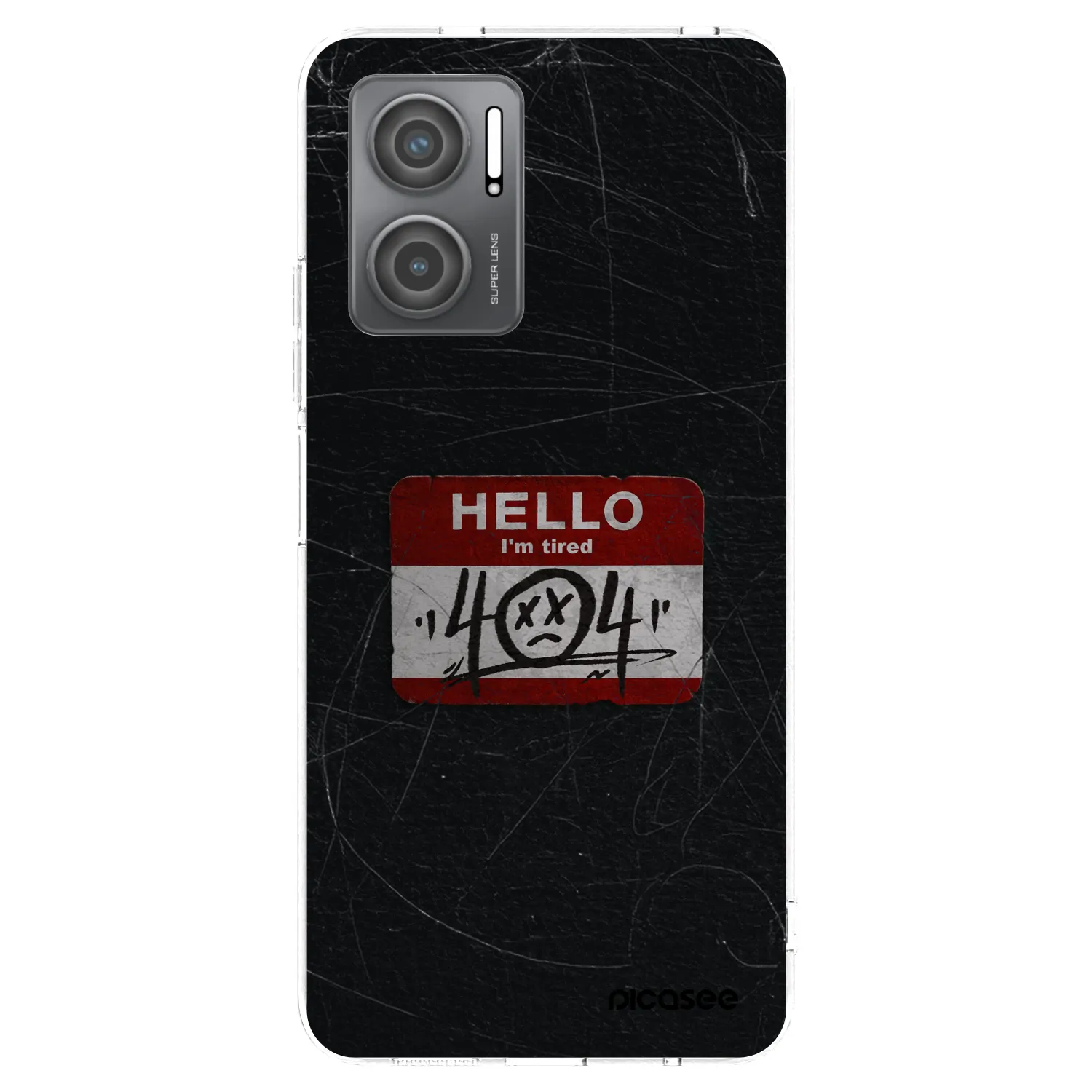Silikónový prehľadný obal pre Xiaomi Redmi 10 5G - HELLO 404
