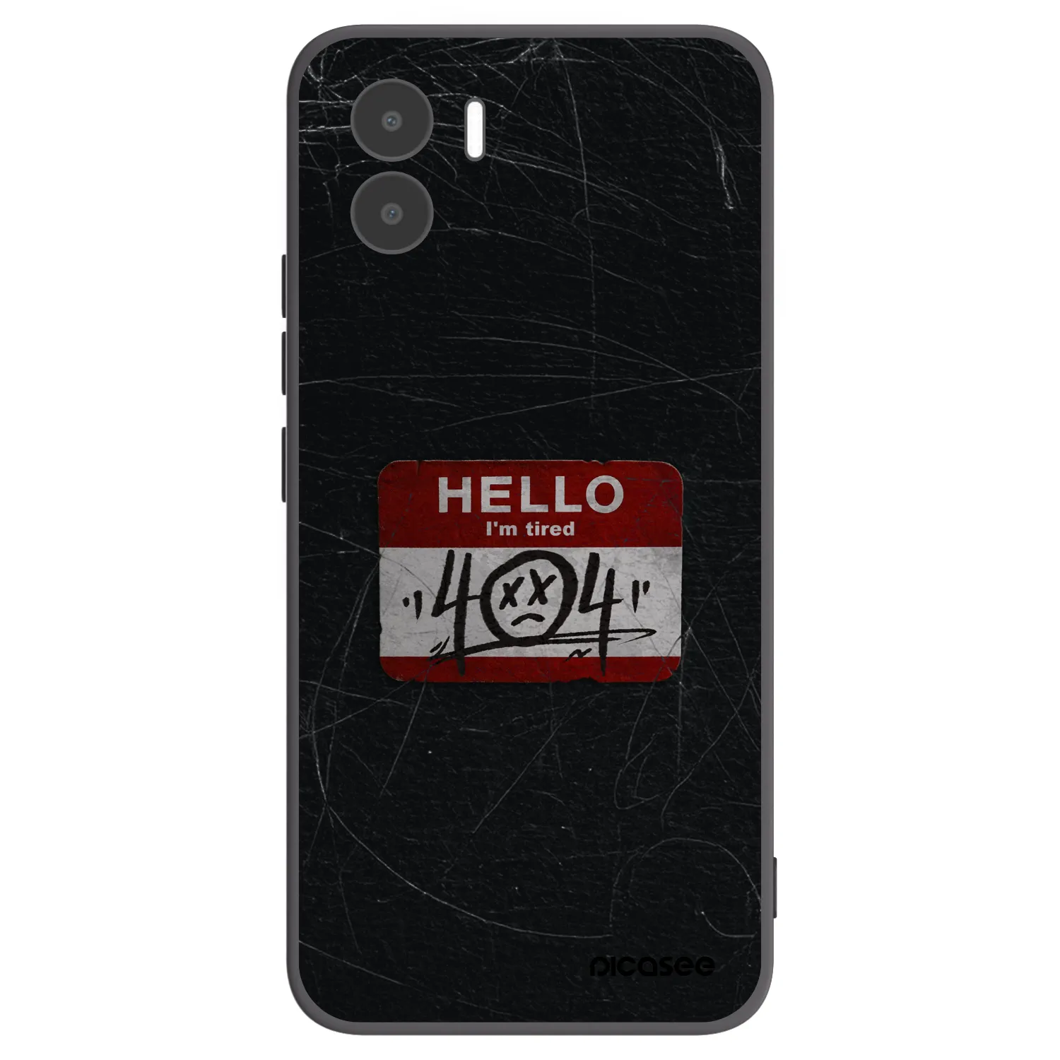 Picasee silikónový čierny obal pre Xiaomi Redmi A1 - HELLO 404