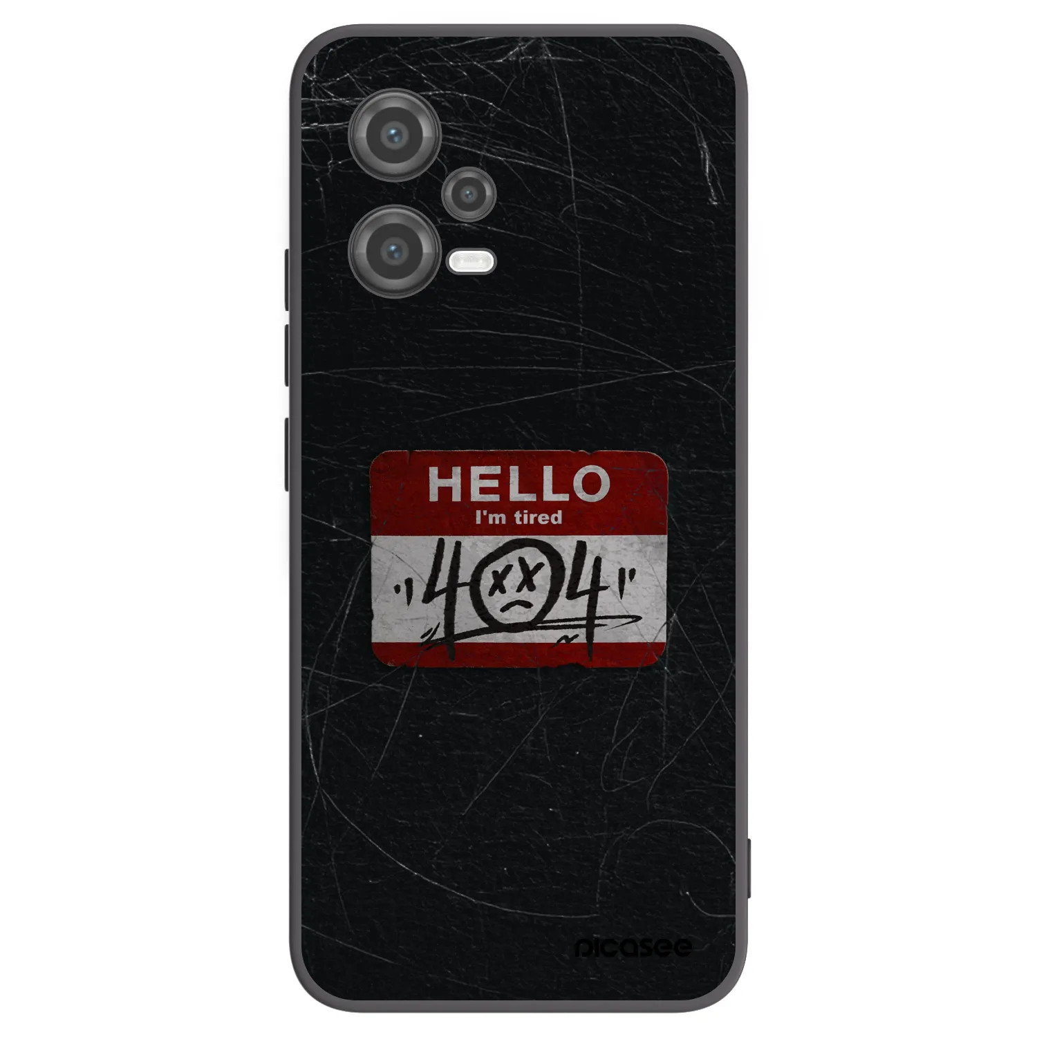 Picasee silikónový čierny obal pre Xiaomi Poco X5 - HELLO 404