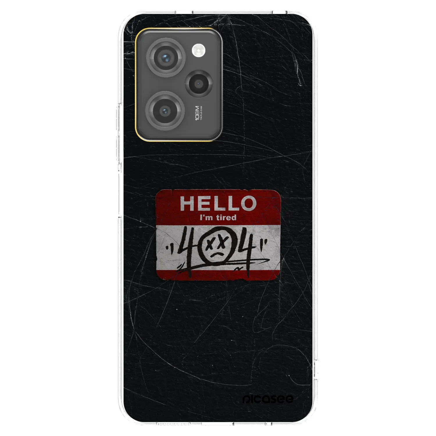 Picasee silikónový čierny obal pre Xiaomi Poco X5 Pro - HELLO 404