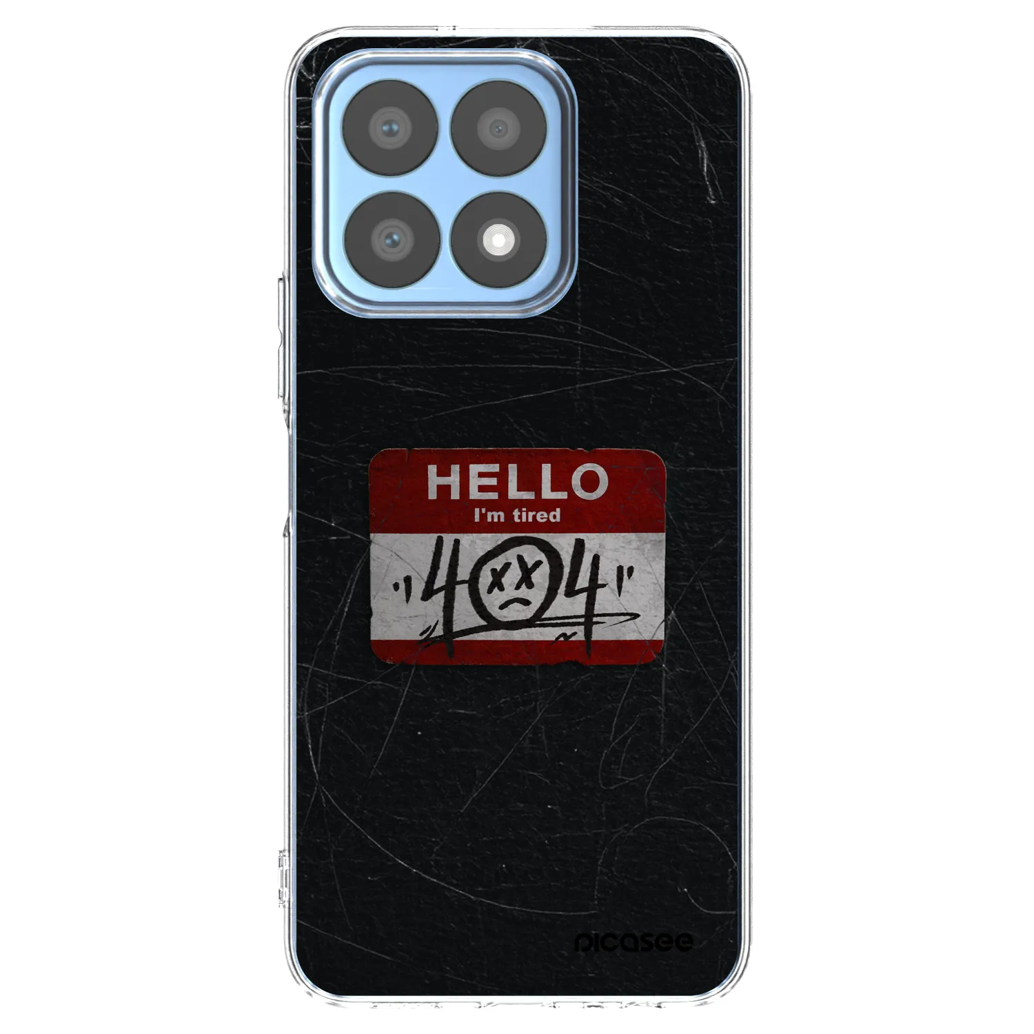 Picasee silikónový prehľadný obal pre Honor X8a - HELLO 404