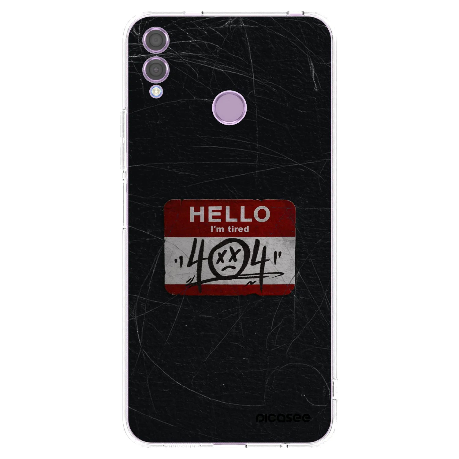Silikónový prehľadný obal pre Honor 8X - HELLO 404
