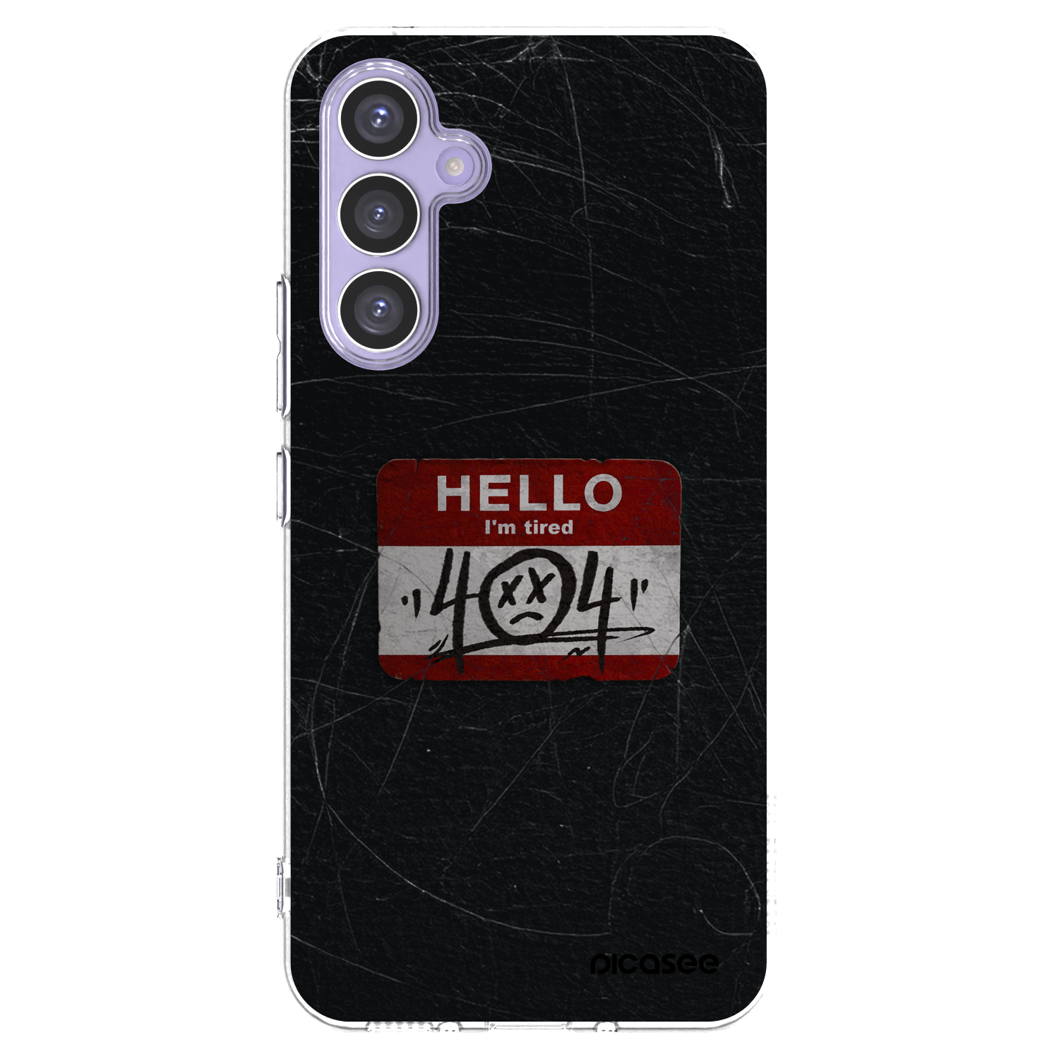 Picasee silikónový prehľadný obal pre Samsung Galaxy A54 5G A546B - HELLO 404