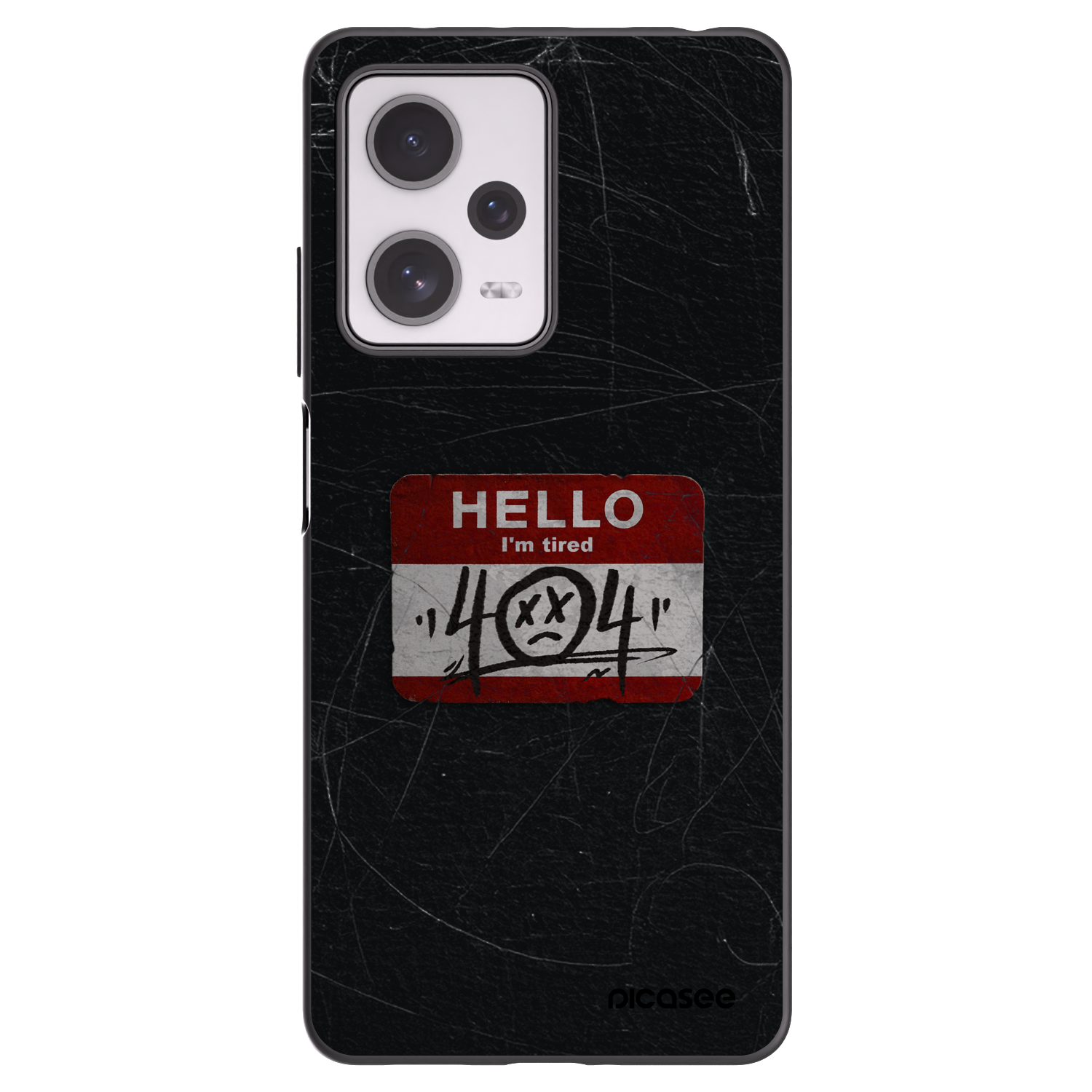 Picasee silikónový čierny obal pre Xiaomi Redmi Note 12 Pro+ 5G - HELLO 404