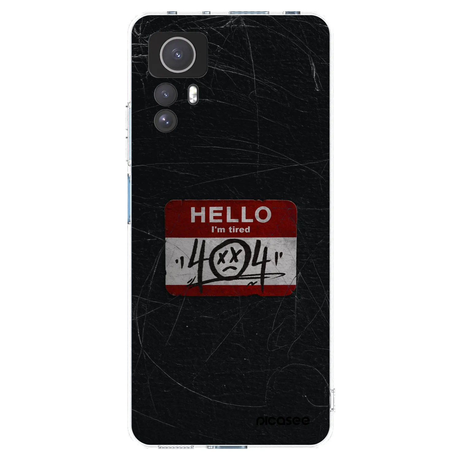 Picasee silikónový prehľadný obal pre Xiaomi Redmi Note 12S - HELLO 404