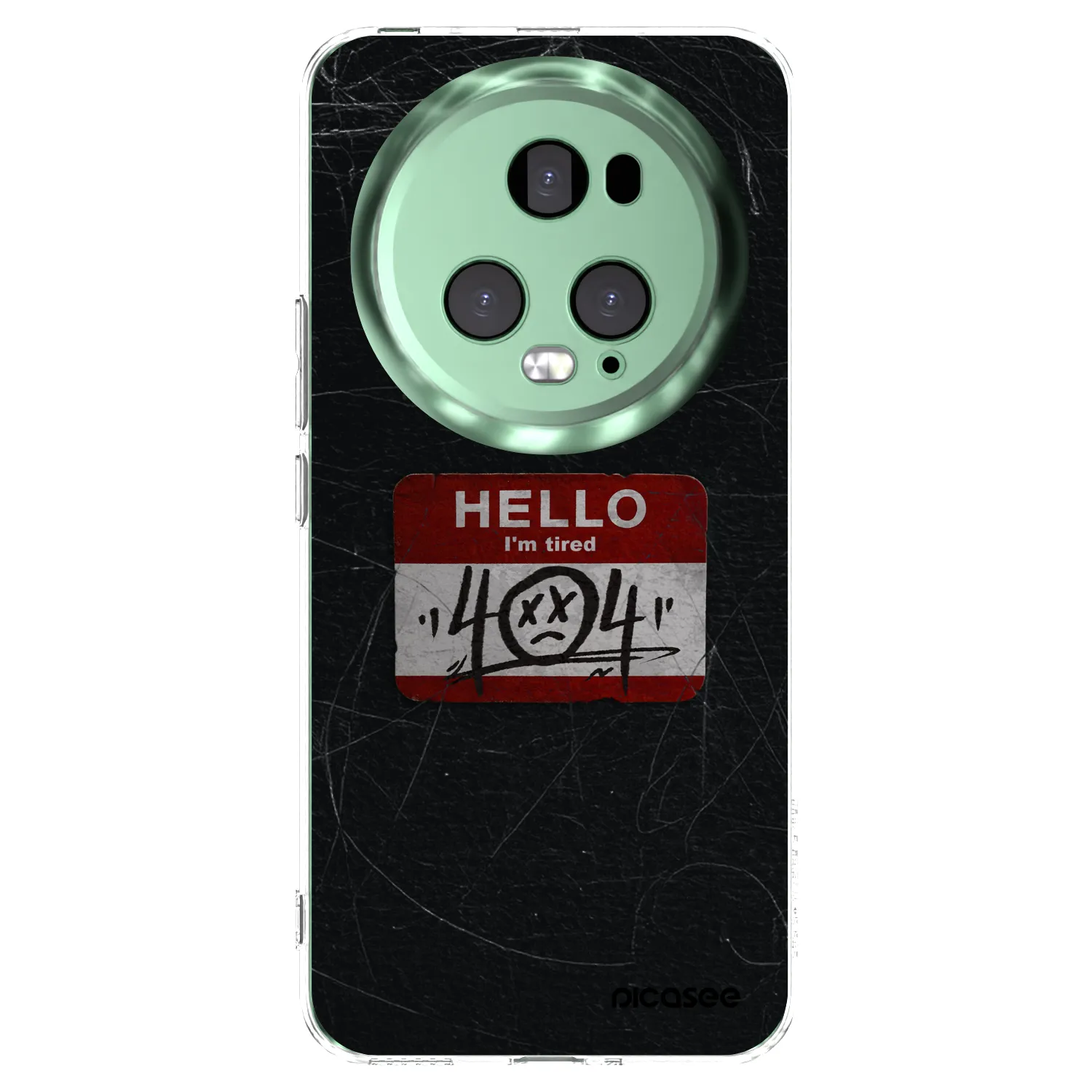 Picasee silikónový prehľadný obal pre Honor Magic5 Pro - HELLO 404