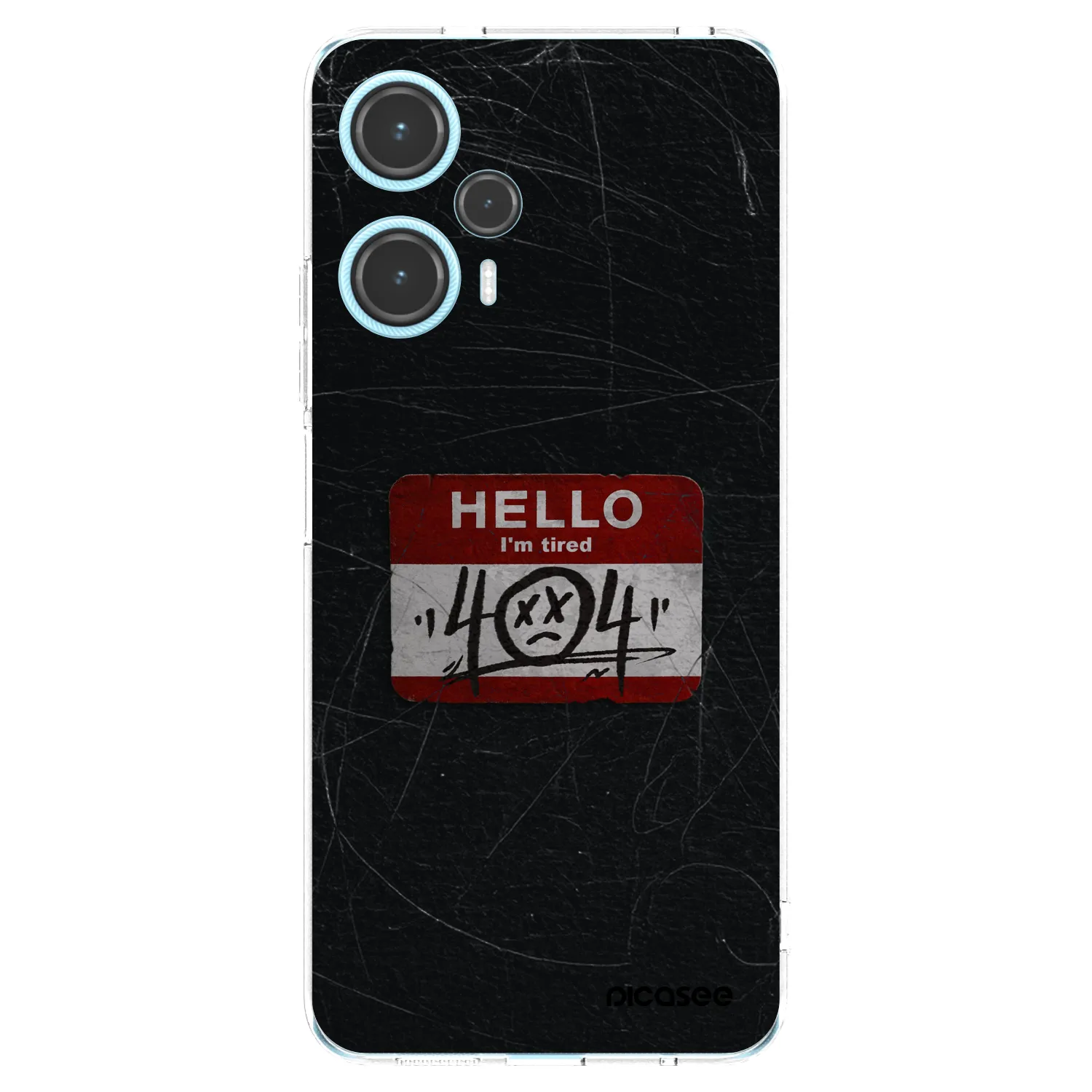 Picasee silikónový prehľadný obal pre Xiaomi Poco F5 - HELLO 404