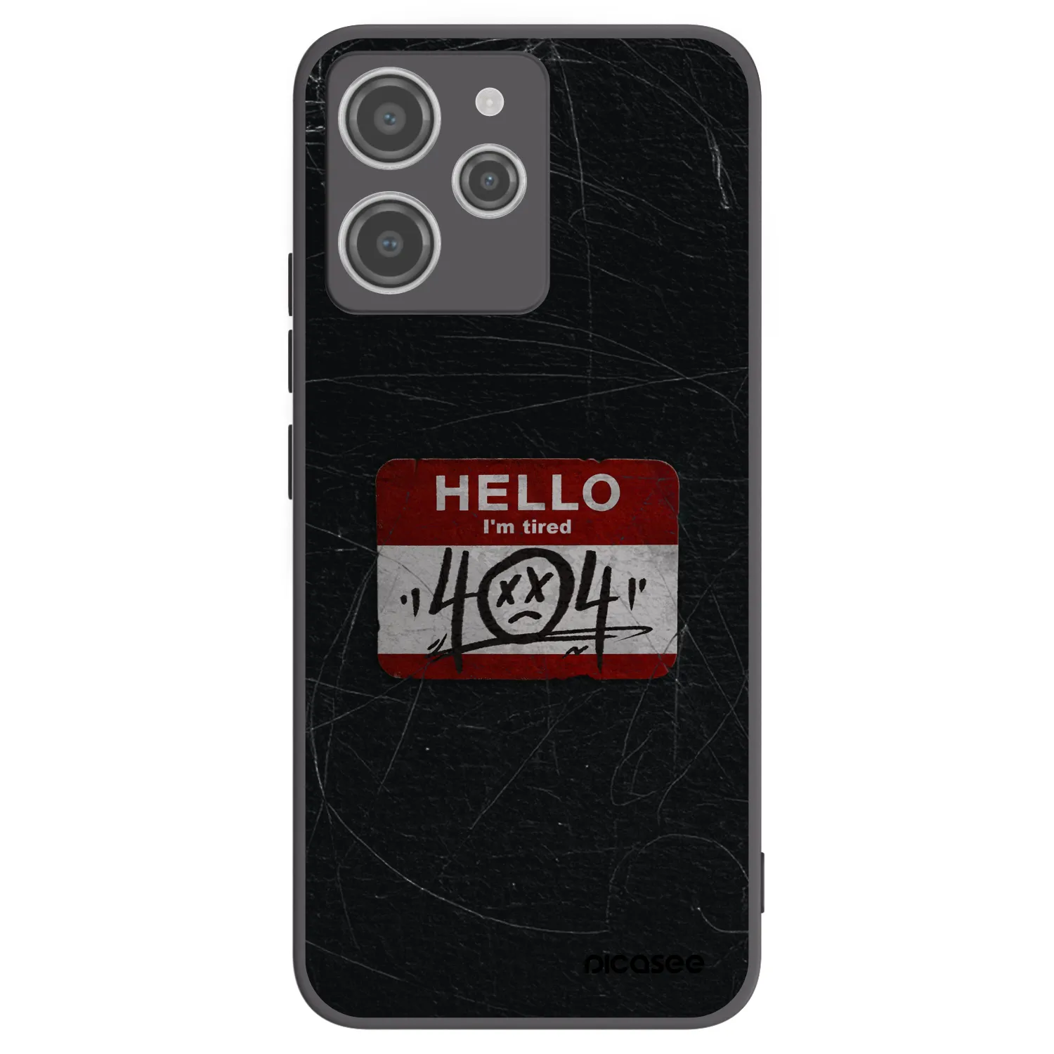 Silikónový čierny obal pre Xiaomi Redmi 12 4G - HELLO 404