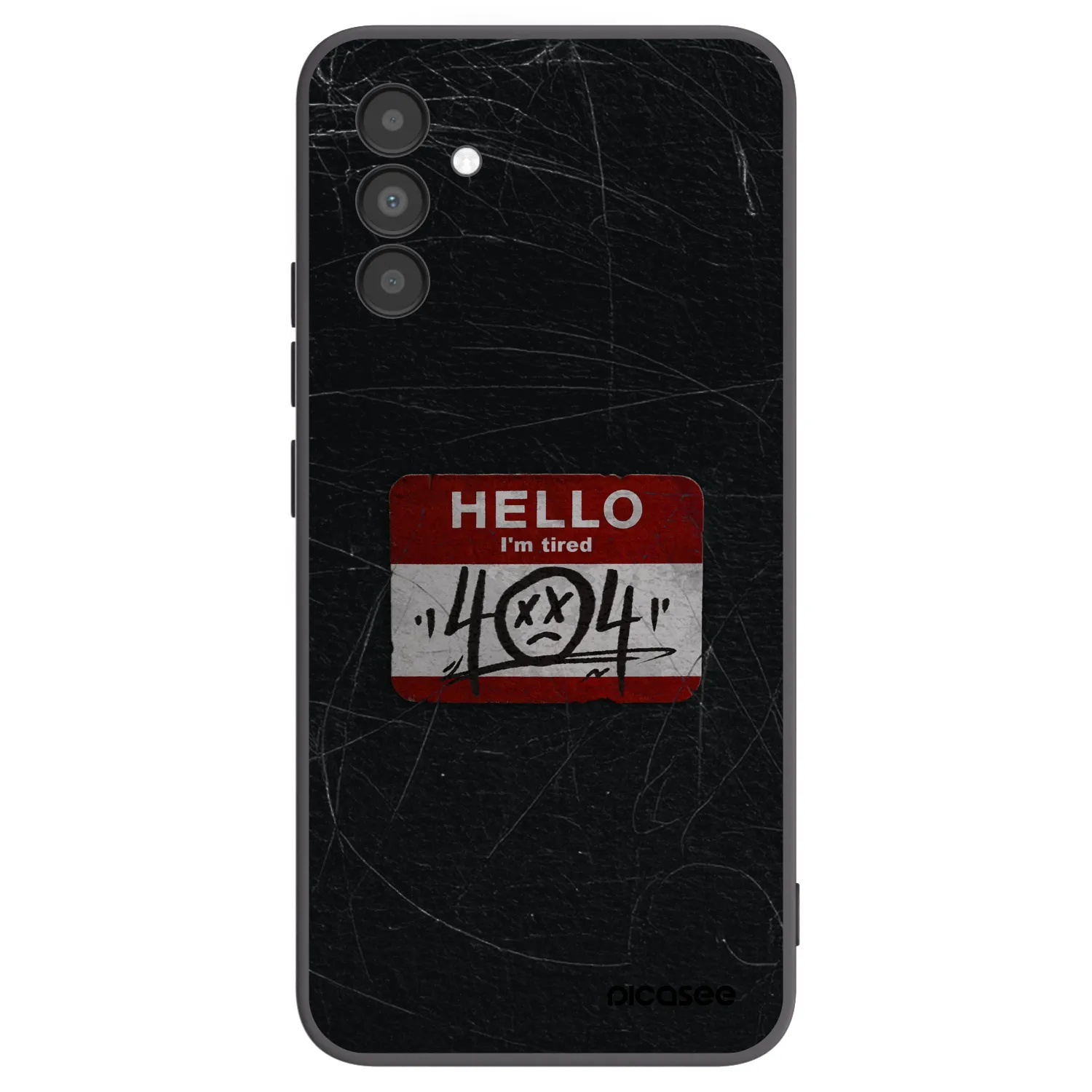 Picasee silikónový čierny obal pre Samsung Galaxy A04s A047F - HELLO 404