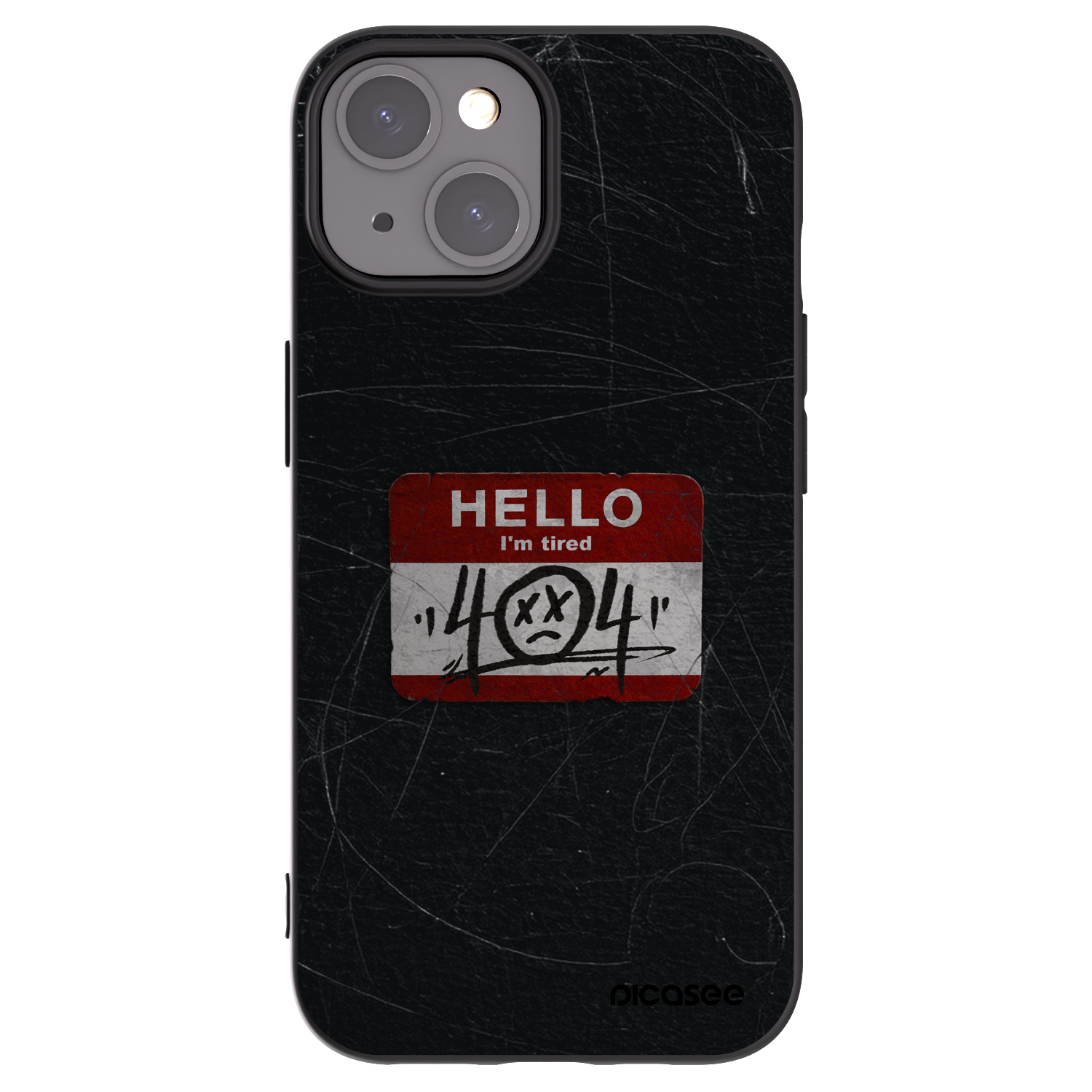 Silikónový čierny obal pre Apple iPhone 15 - HELLO 404