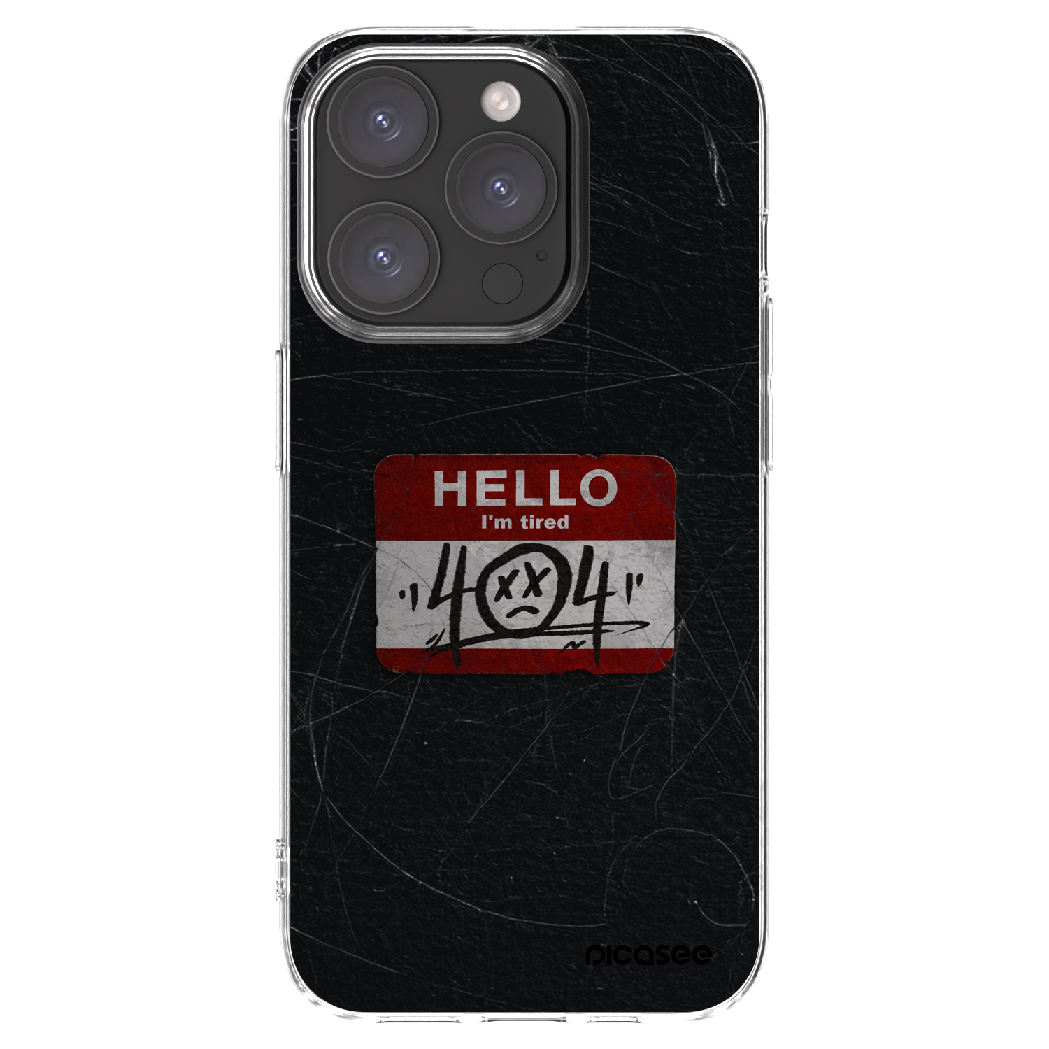 Silikónový prehľadný obal pre Apple iPhone 15 Pro - HELLO 404