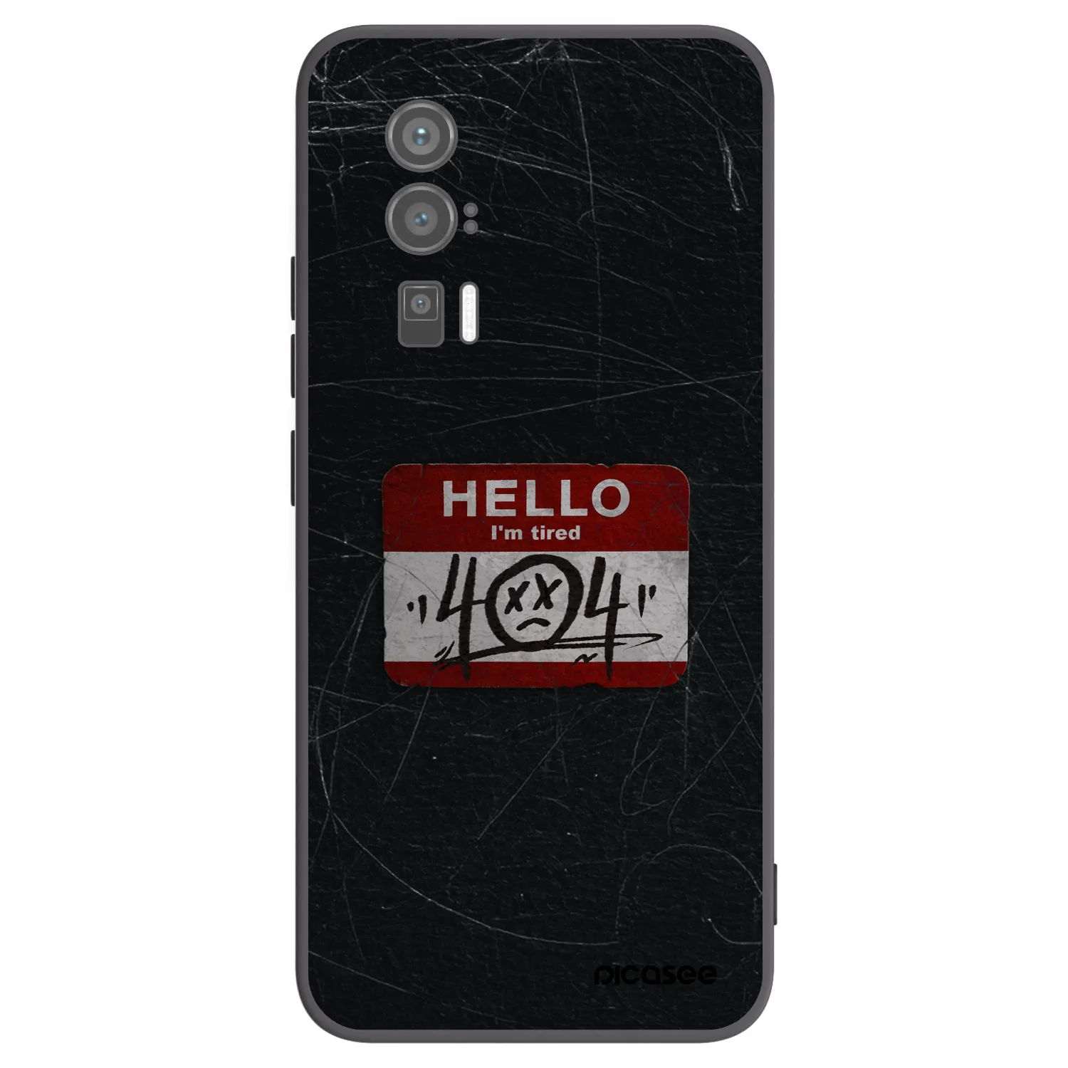Picasee silikónový čierny obal pre Xiaomi Poco F5 Pro 5G - HELLO 404