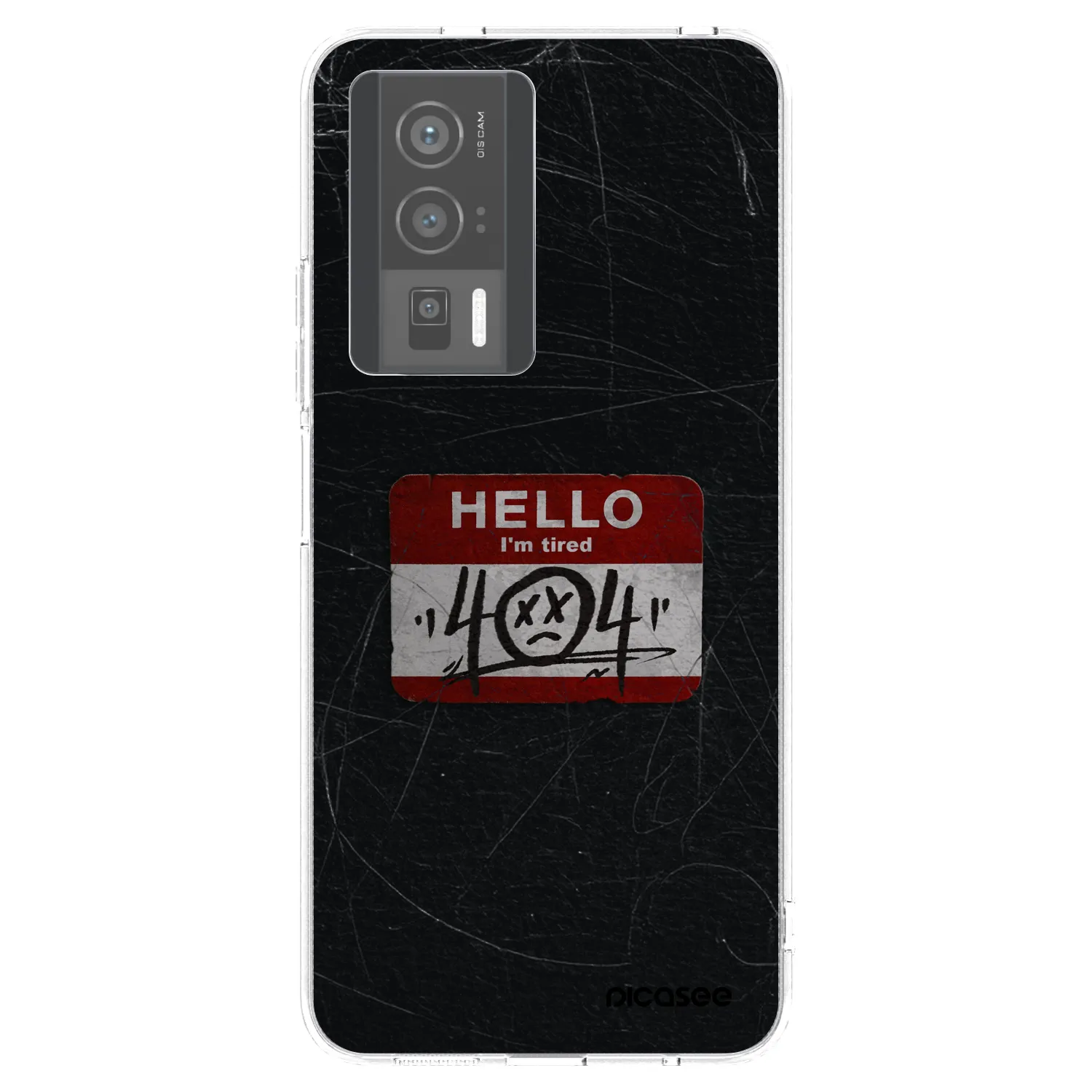 Picasee silikónový prehľadný obal pre Xiaomi Poco F5 Pro 5G - HELLO 404