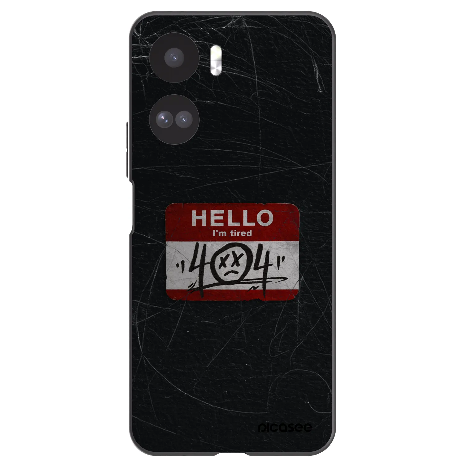 Picasee silikónový čierny obal pre Honor 90 Lite 5G - HELLO 404