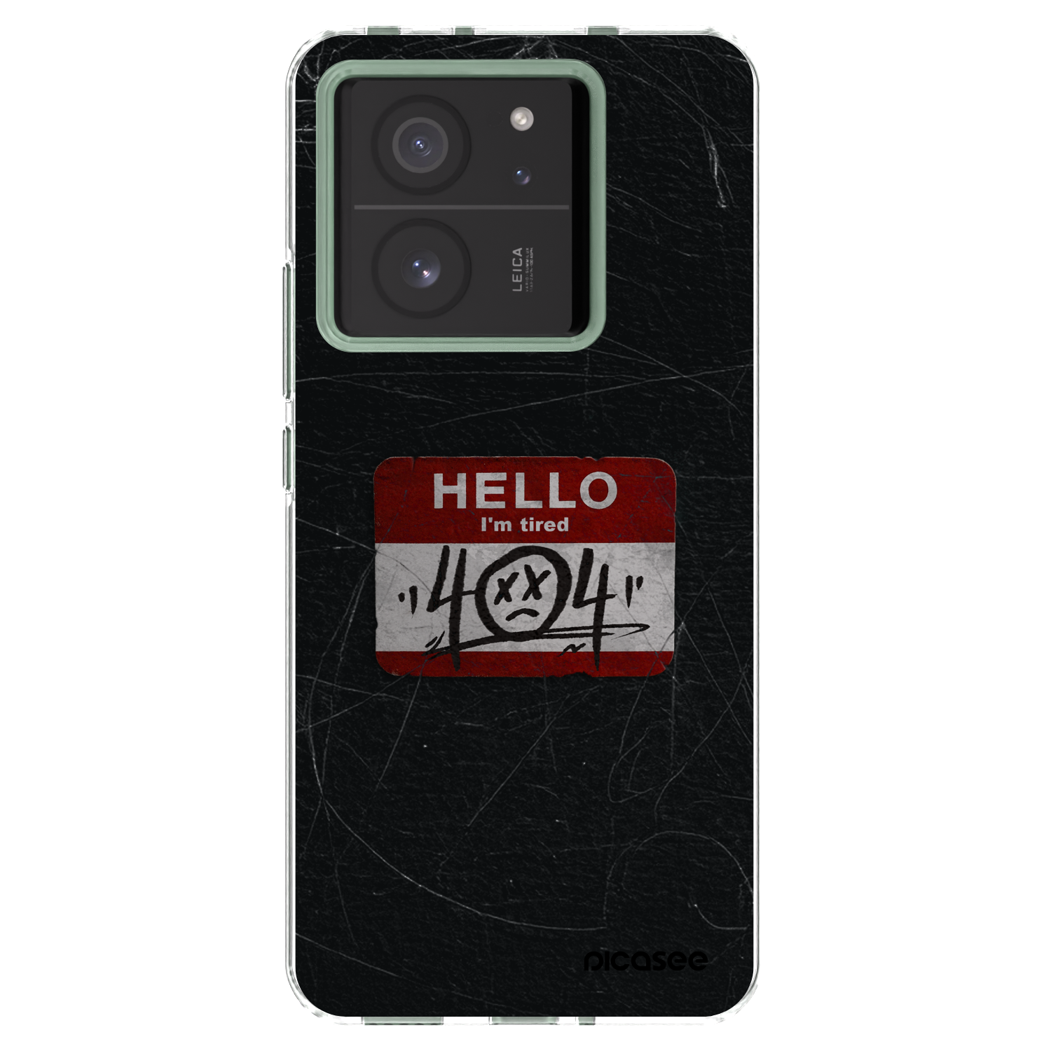 Picasee silikónový prehľadný obal pre Xiaomi 13T - HELLO 404