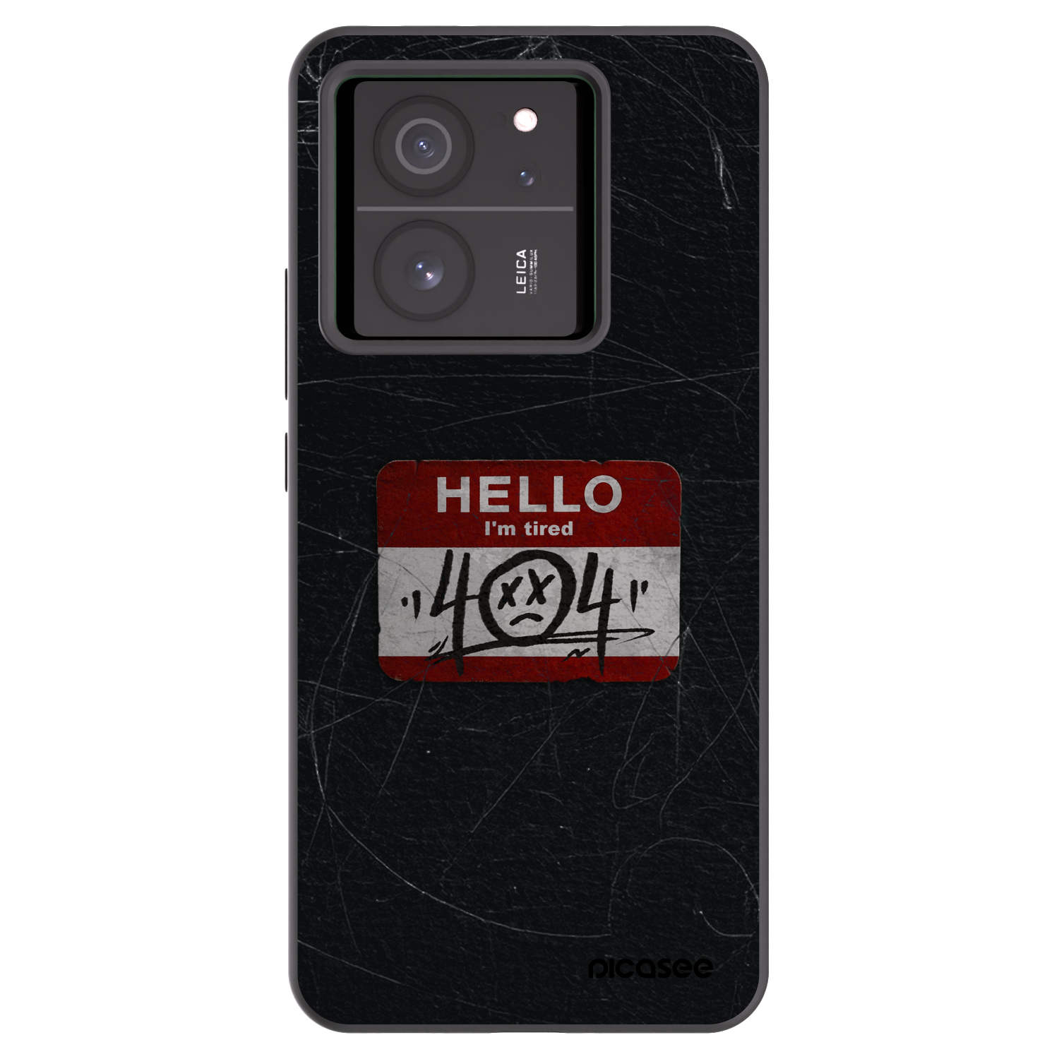 Picasee silikónový čierny obal pre Xiaomi 13T Pro - HELLO 404