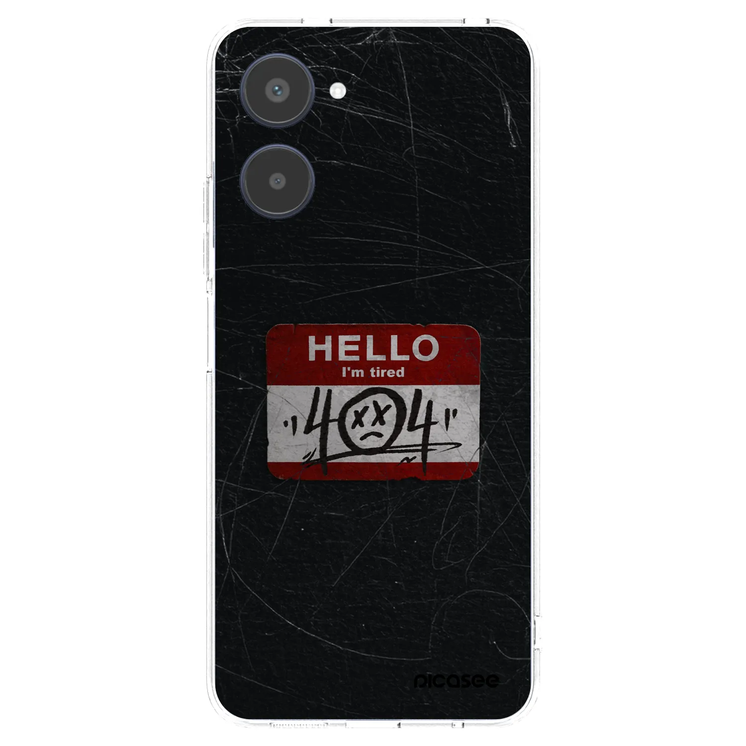Picasee silikónový prehľadný obal pre Realme 10 4G - HELLO 404