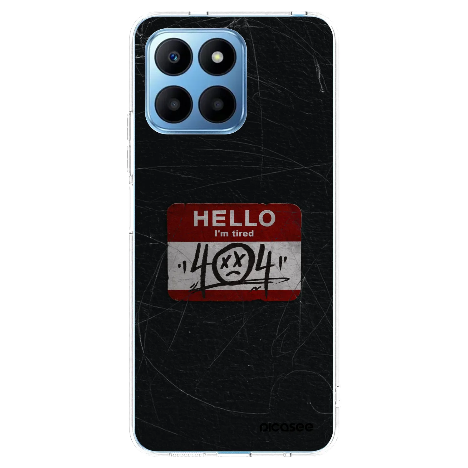 Picasee silikónový prehľadný obal pre Honor 70 Lite - HELLO 404