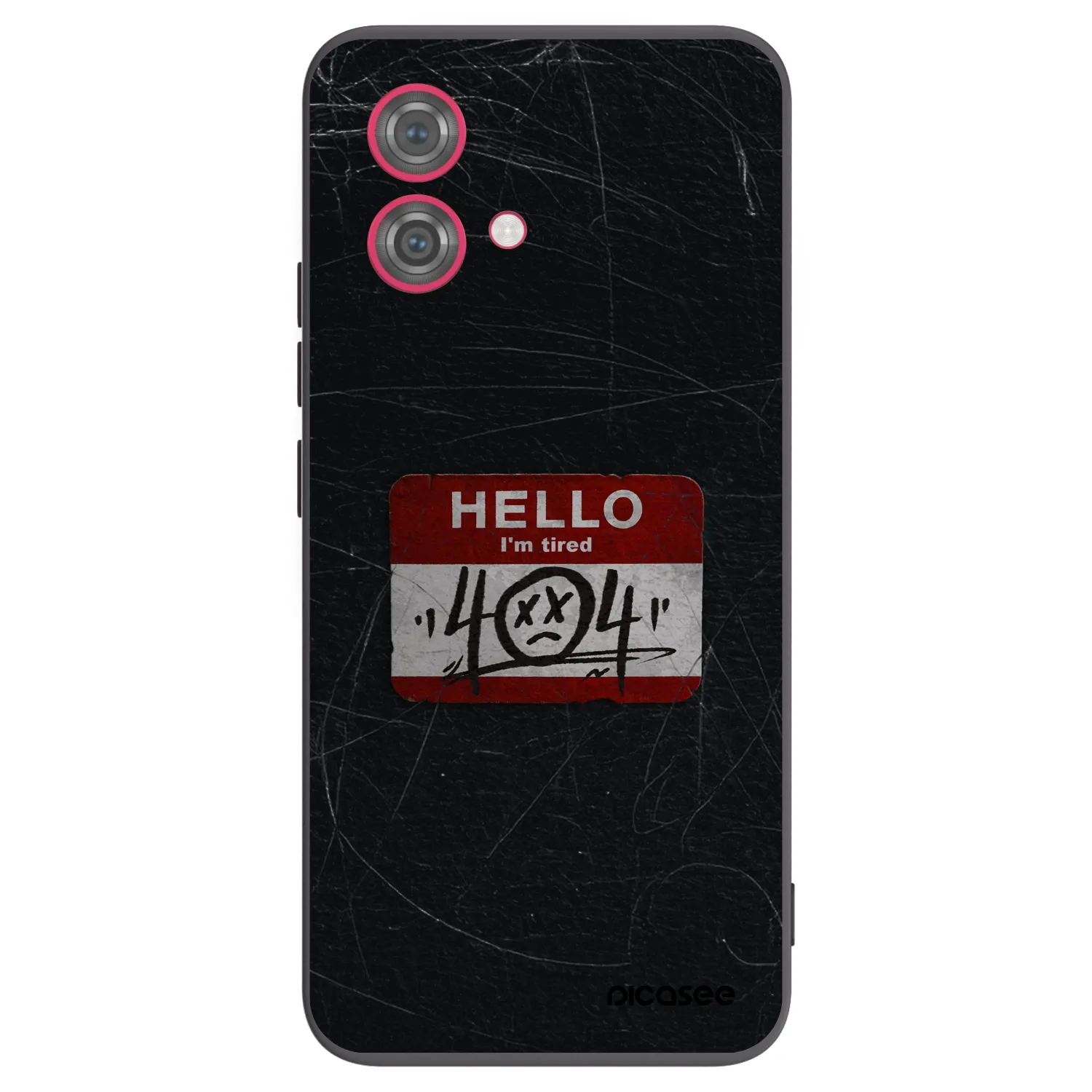 Silikónový čierny obal pre Motorola Moto G84 5G - HELLO 404