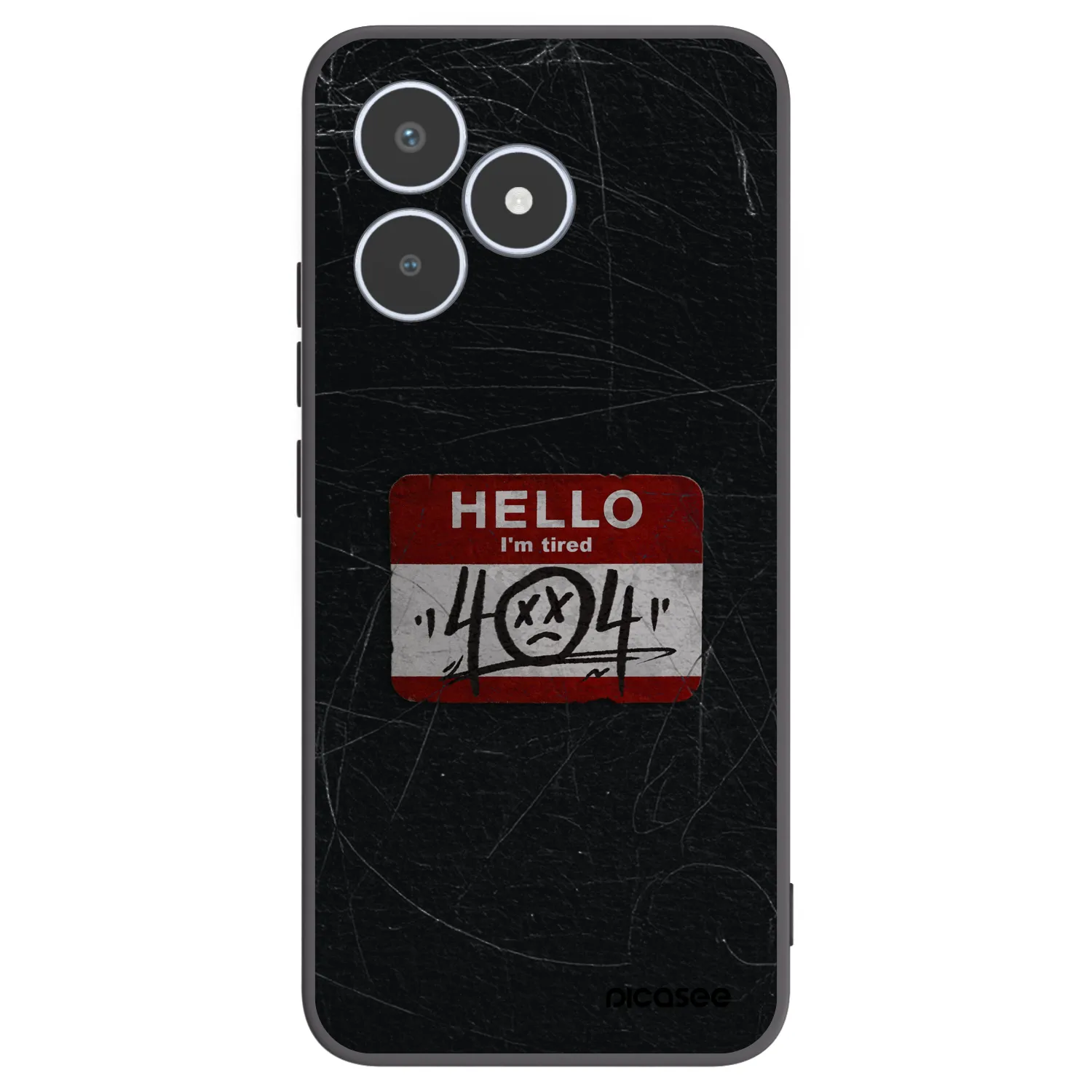 Picasee silikónový čierny obal pre Realme C53 - HELLO 404
