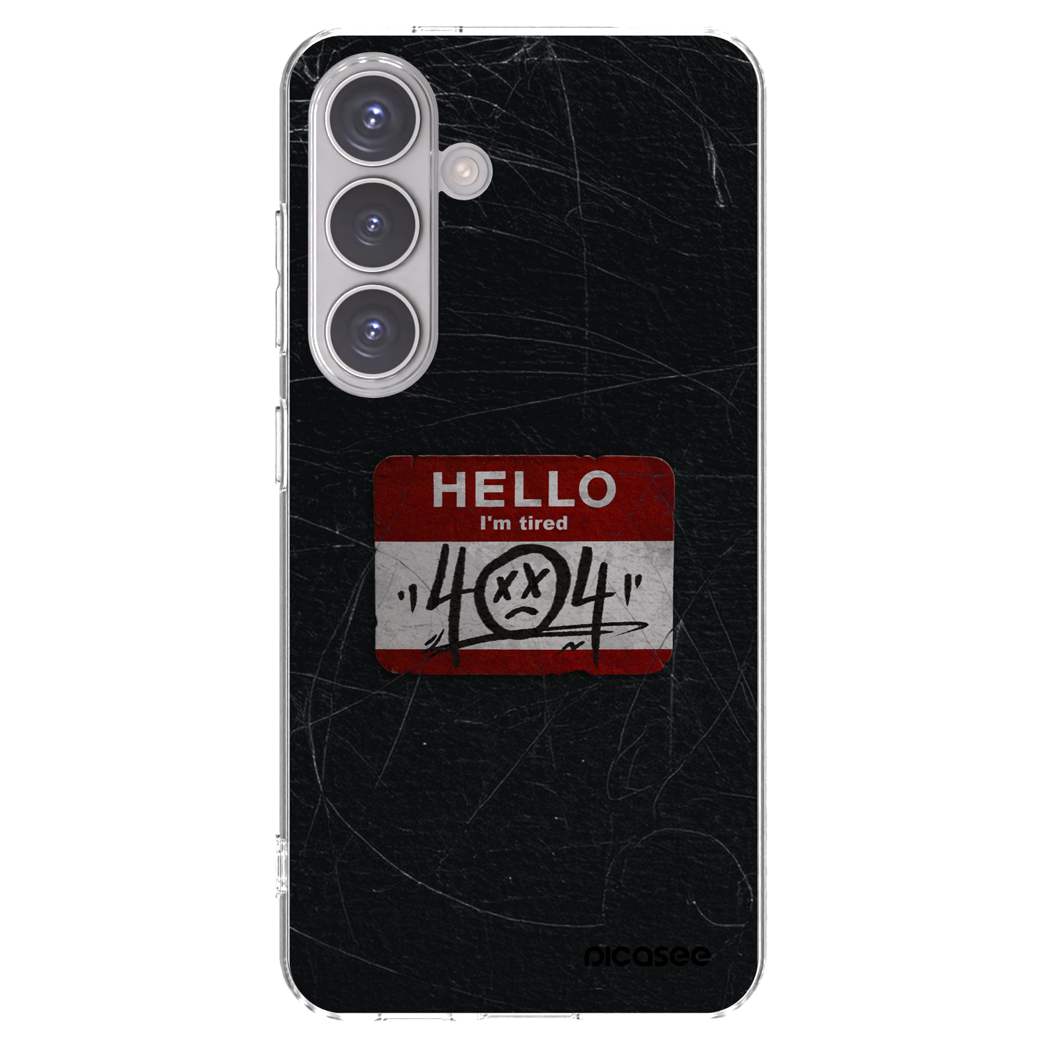 Picasee silikónový prehľadný obal pre Samsung Galaxy S24 S921B 5G - HELLO 404