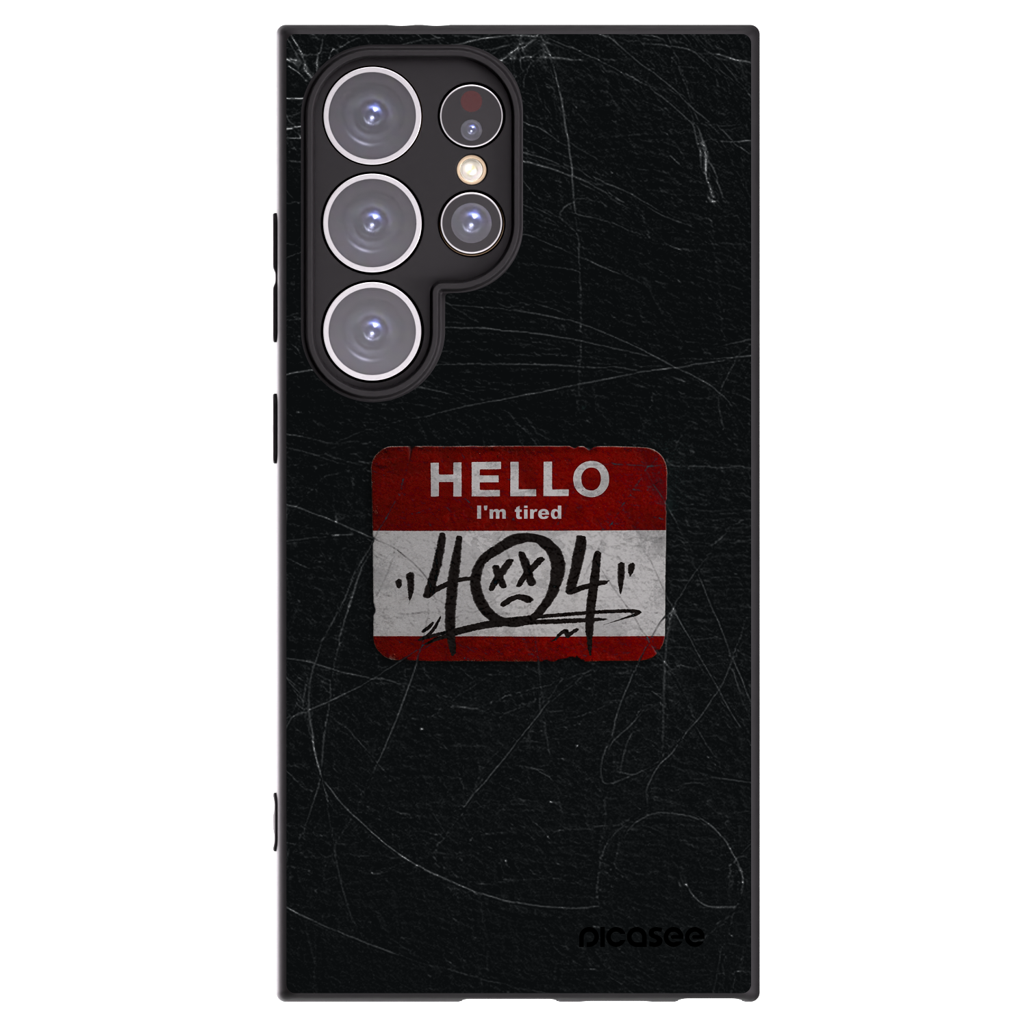 Silikónový čierny obal pre Samsung Galaxy S24 Ultra S928B 5G - HELLO 404