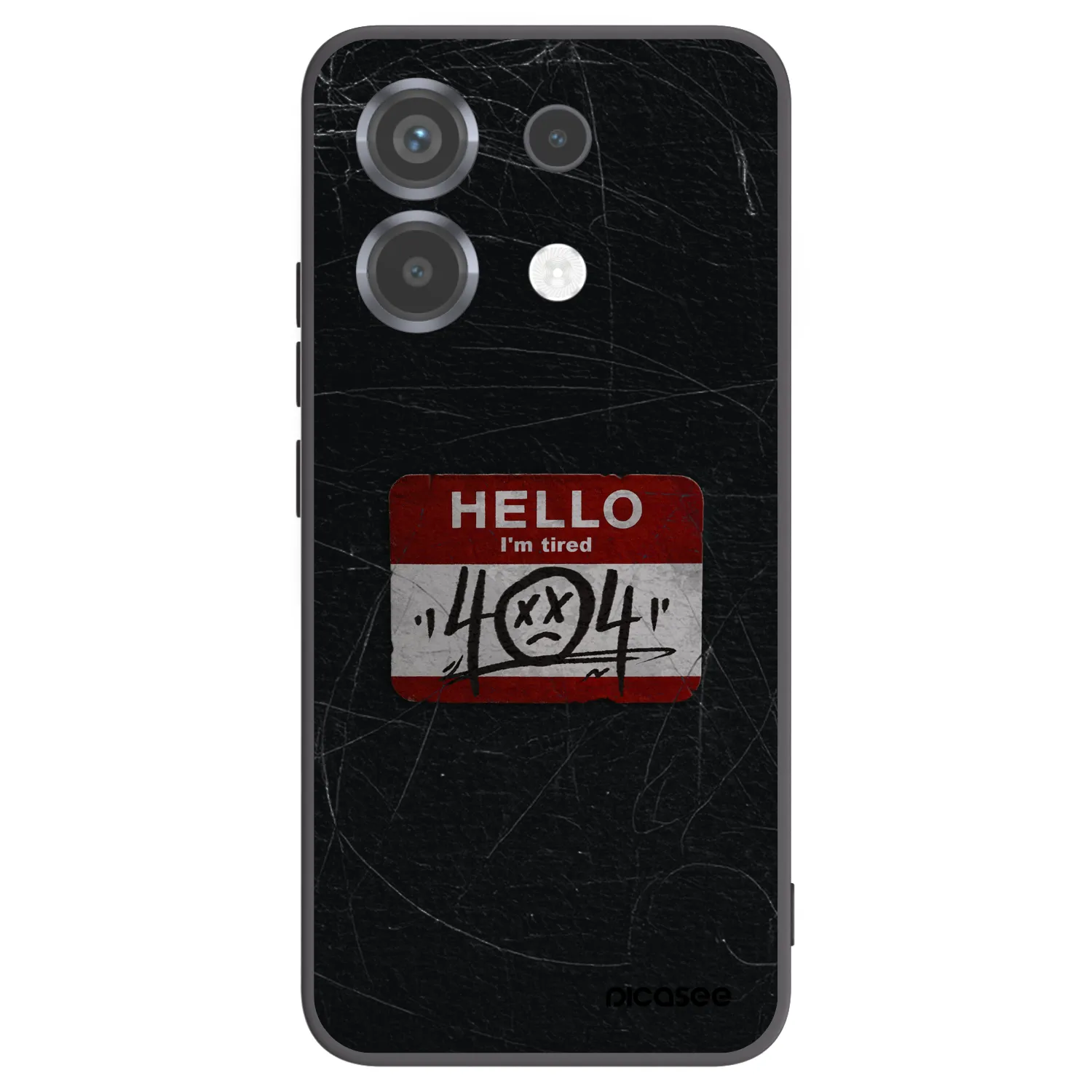 Picasee silikónový čierny obal pre Xiaomi Poco X6 - HELLO 404