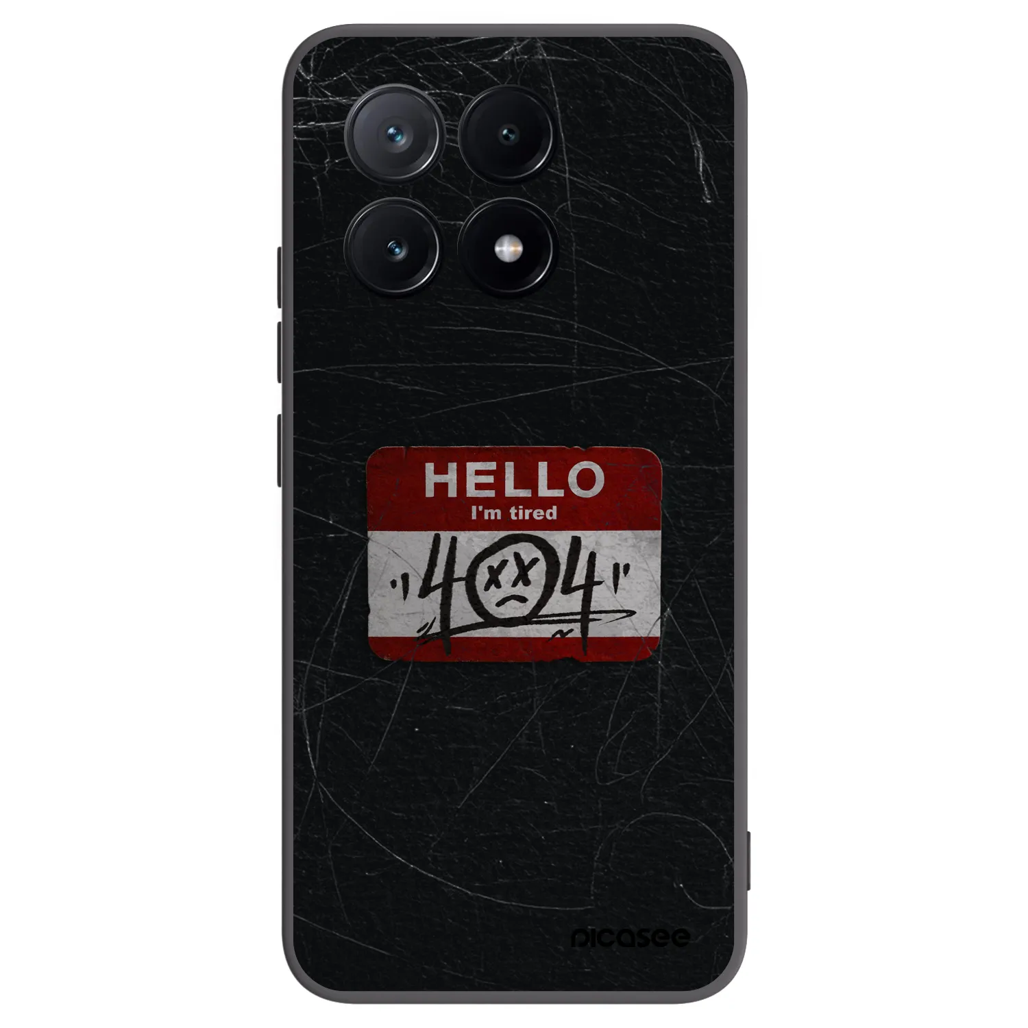 Picasee silikónový čierny obal pre Xiaomi Poco X6 Pro - HELLO 404