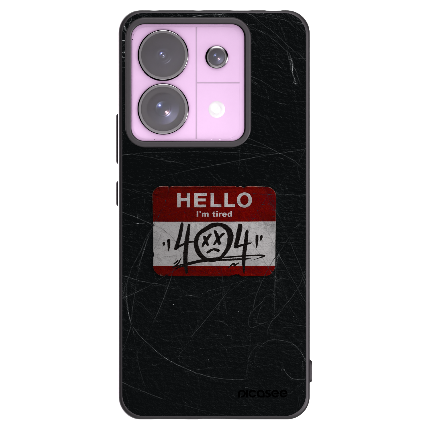 Picasee silikónový čierny obal pre Xiaomi Redmi Note 13 Pro 5G - HELLO 404