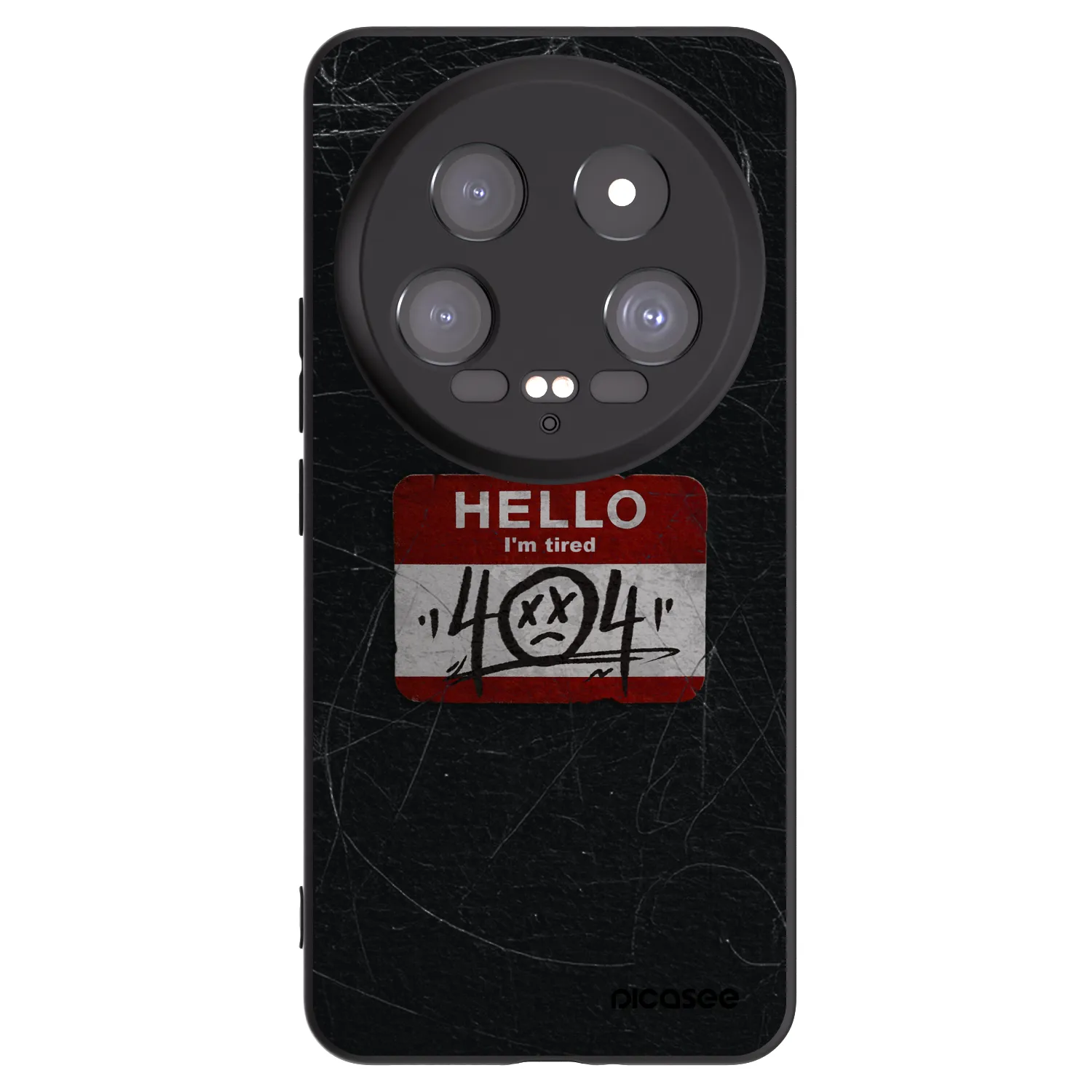 Picasee silikónový čierny obal pre Xiaomi 14 Ultra - HELLO 404