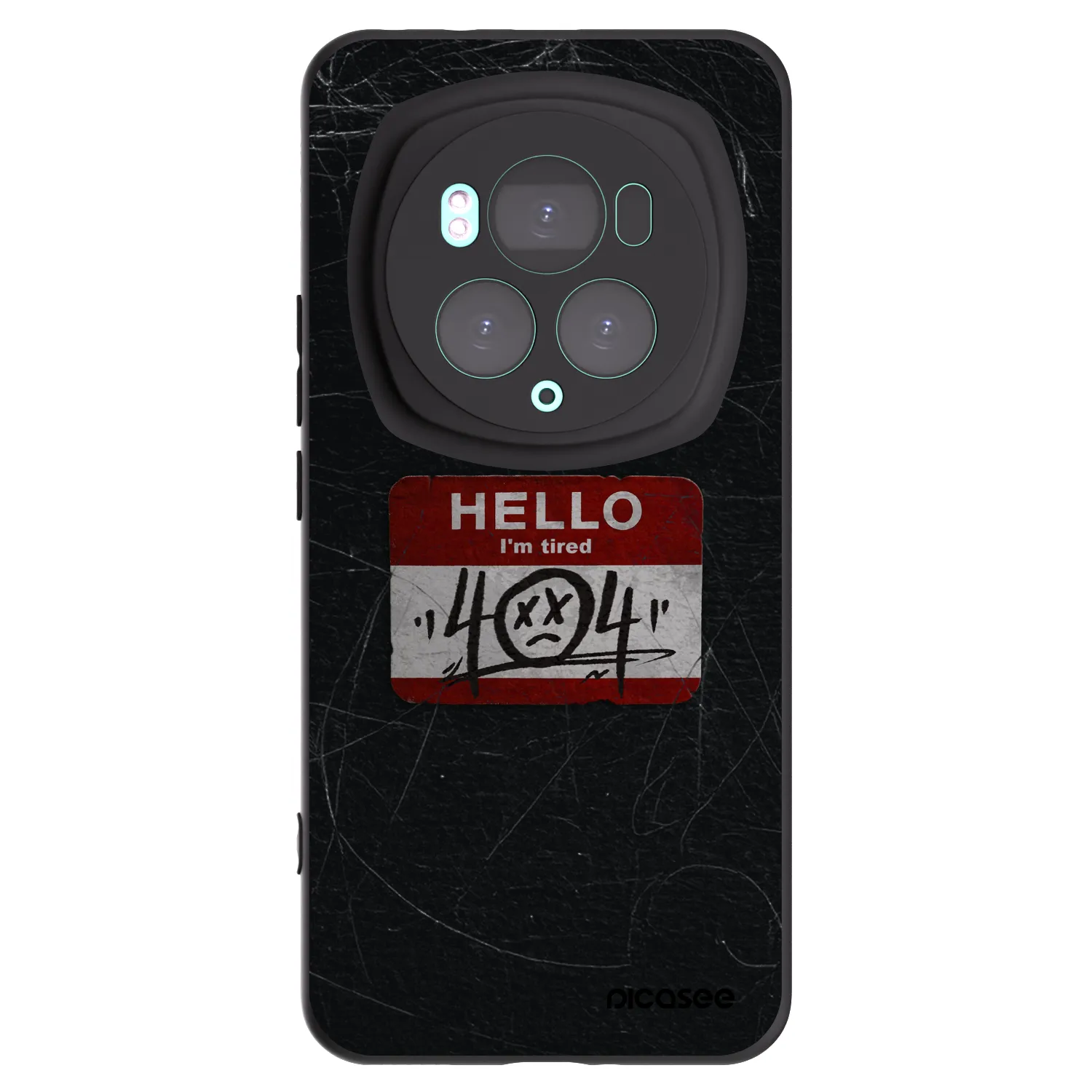Picasee silikónový čierny obal pre Honor Magic6 Pro - HELLO 404