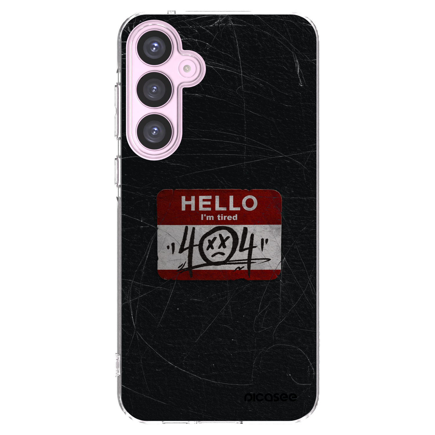 Picasee silikónový prehľadný obal pre Samsung Galaxy A55 5G A556B - HELLO 404