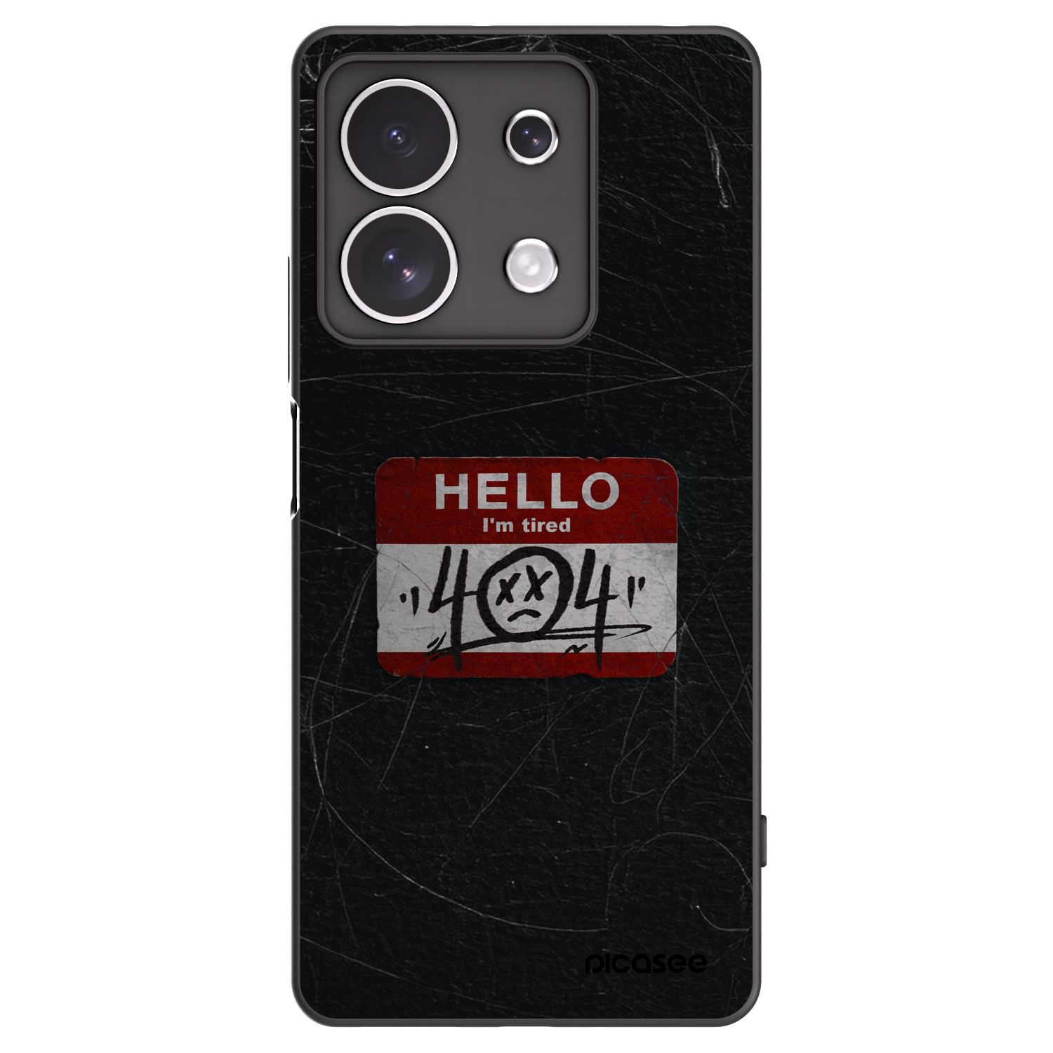 Picasee silikónový čierny obal pre Xiaomi Redmi Note 13 4G - HELLO 404
