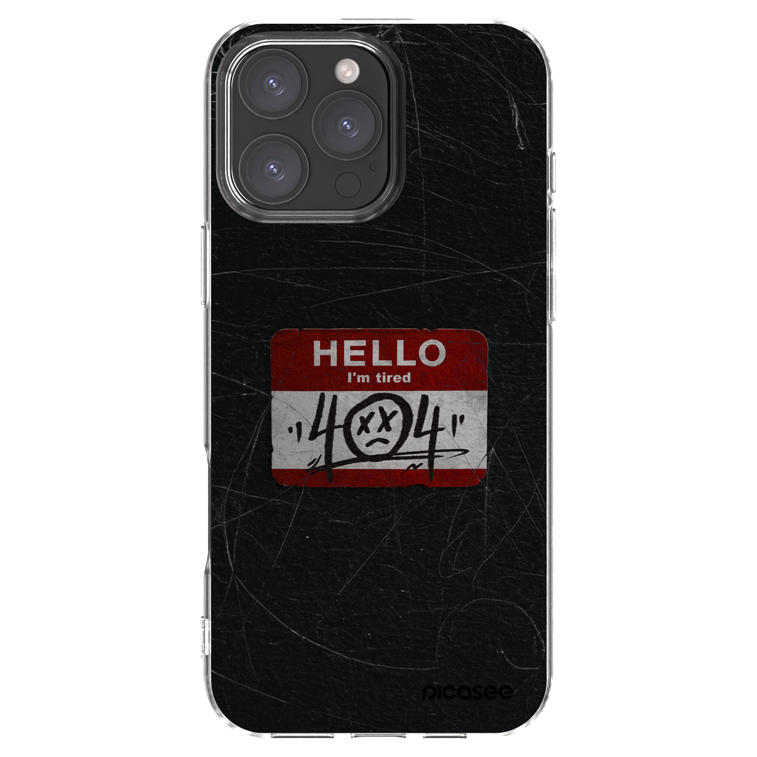 Silikónový prehľadný obal pre Apple iPhone 16 Pro Max - HELLO 404