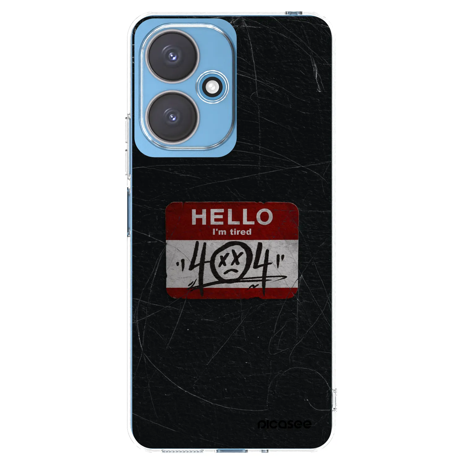Picasee silikónový prehľadný obal pre Xiaomi Redmi 13C 5G - HELLO 404