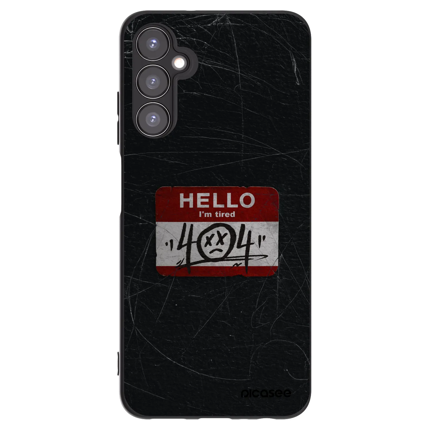 Picasee silikónový čierny obal pre Samsung Galaxy A05s A057G - HELLO 404
