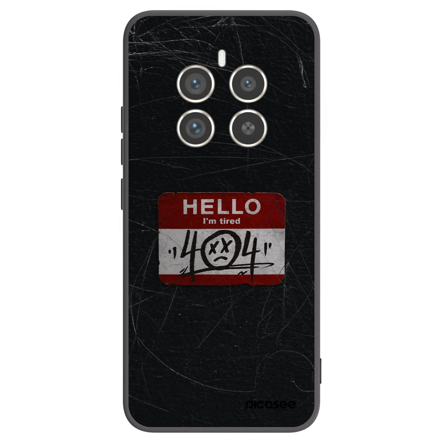Picasee silikónový čierny obal pre Realme 12 Pro 5G - HELLO 404