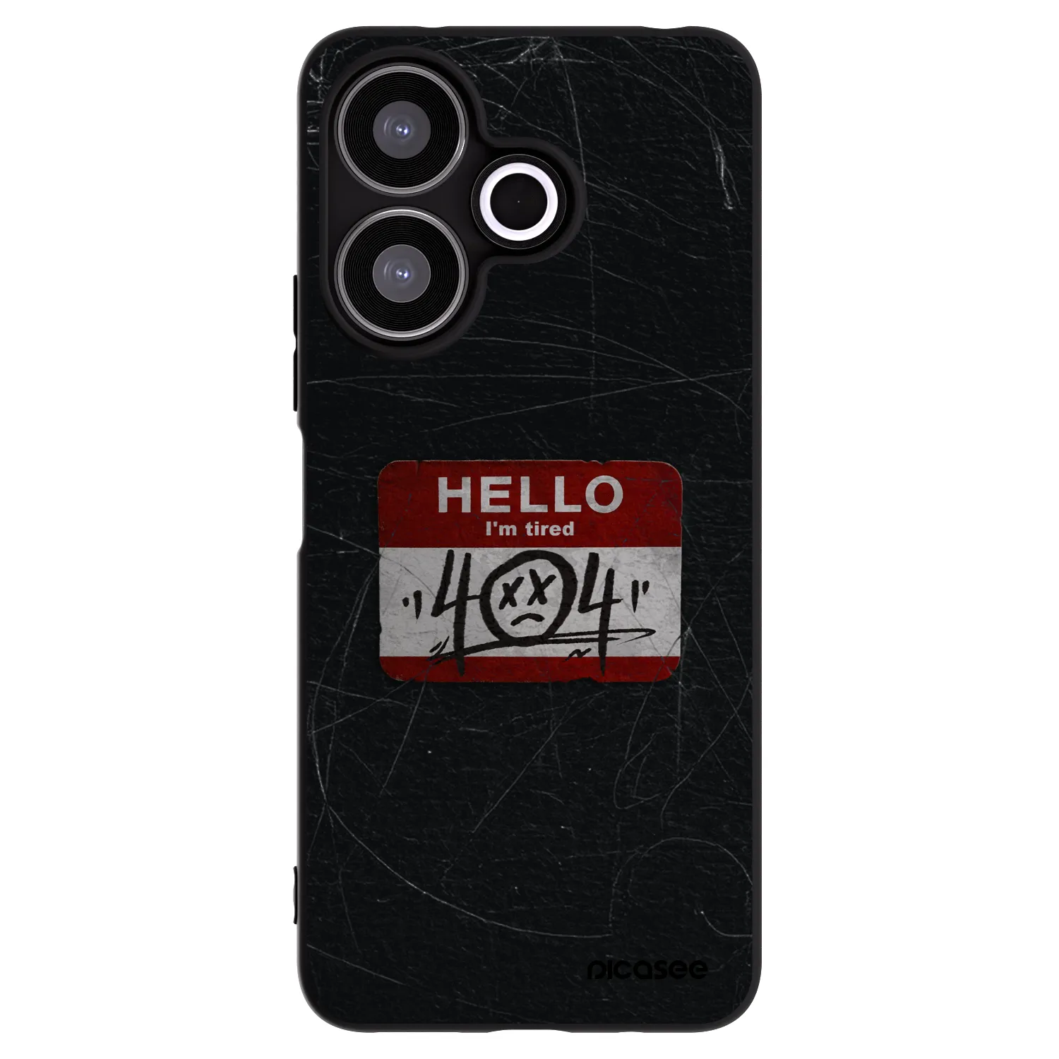 Silikónový čierny obal pre Xiaomi Redmi 13 4G - HELLO 404