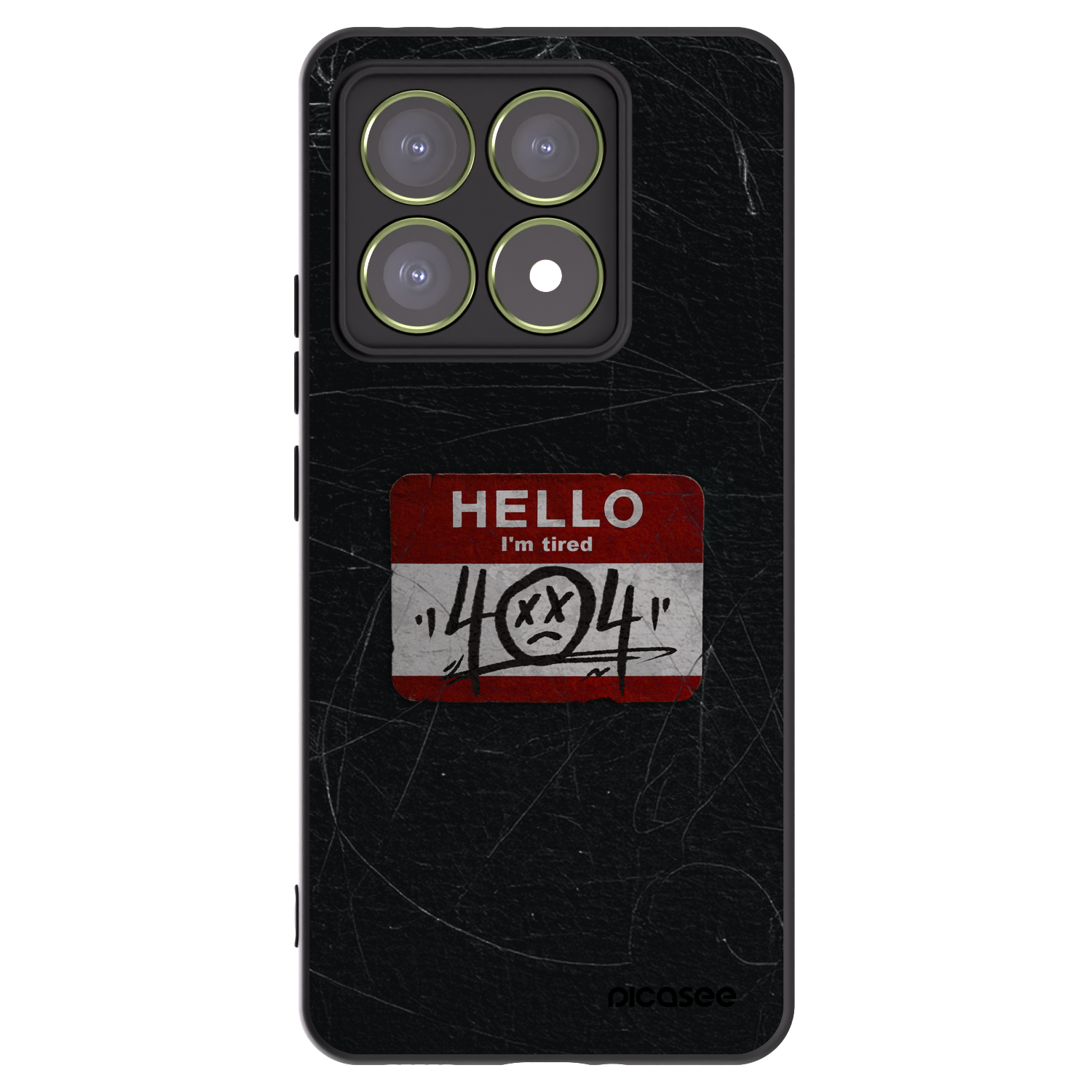 Picasee silikónový čierny obal pre Xiaomi 14T - HELLO 404