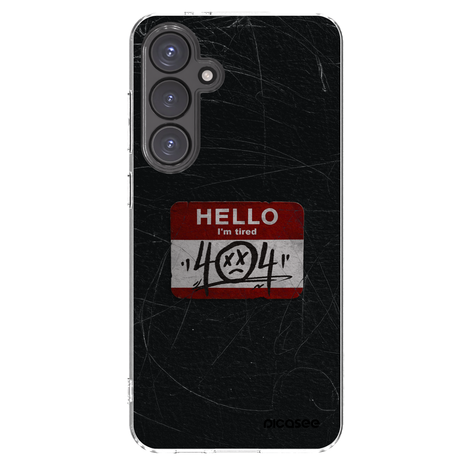 Picasee silikónový prehľadný obal pre Samsung Galaxy S24 FE S721B - HELLO 404