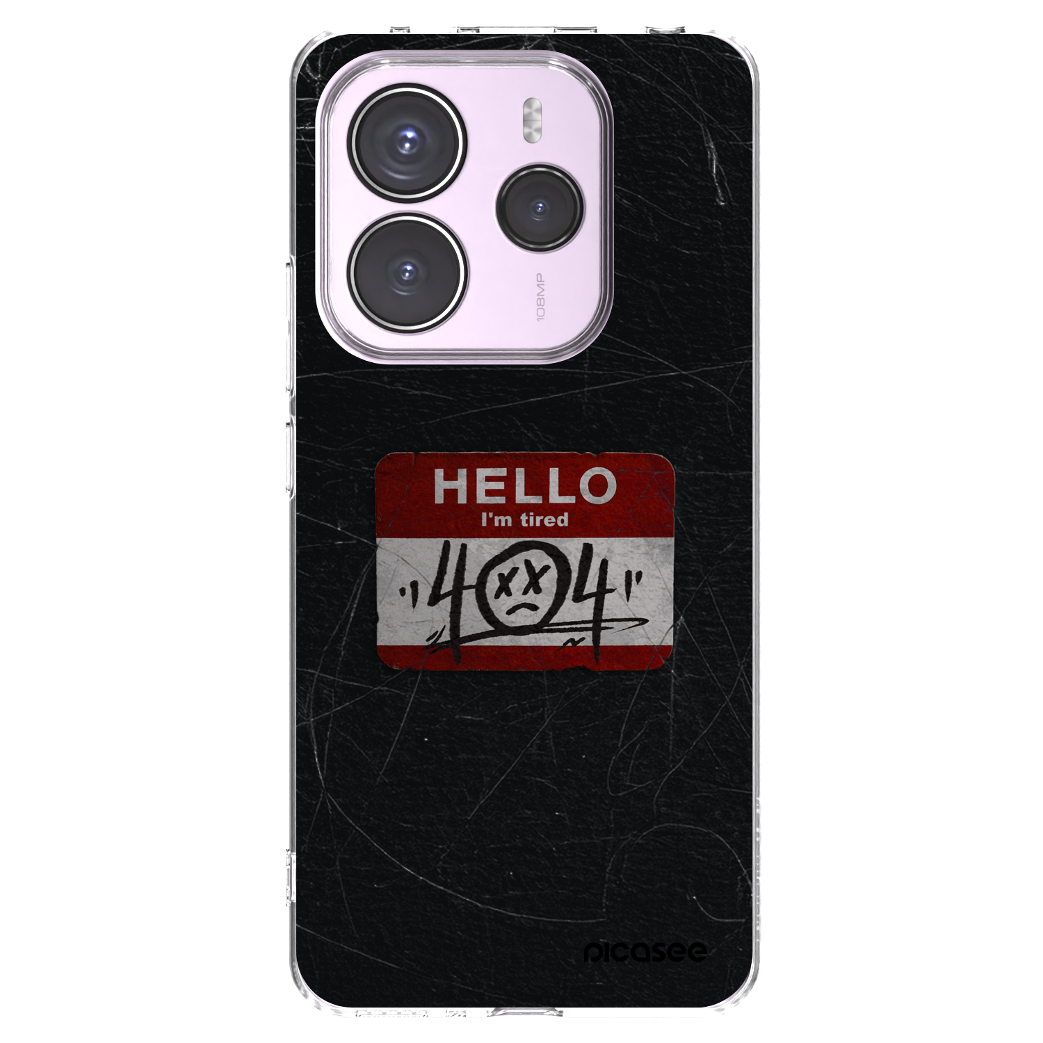 Silikónový prehľadný obal pre Xiaomi Redmi Note 14 5G - HELLO 404